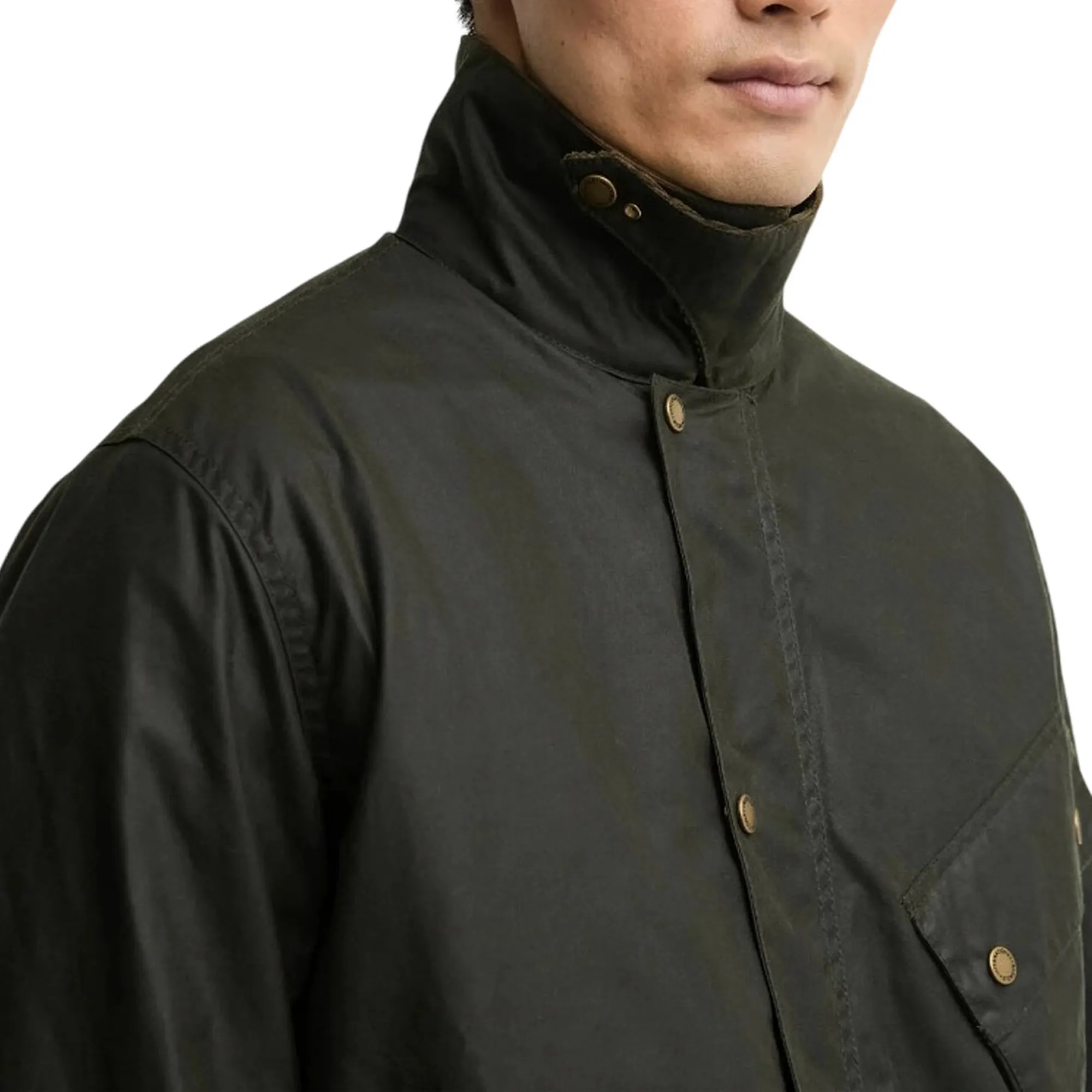 Barbour Giubbino Brake Wax Fern Mwx2598 196079