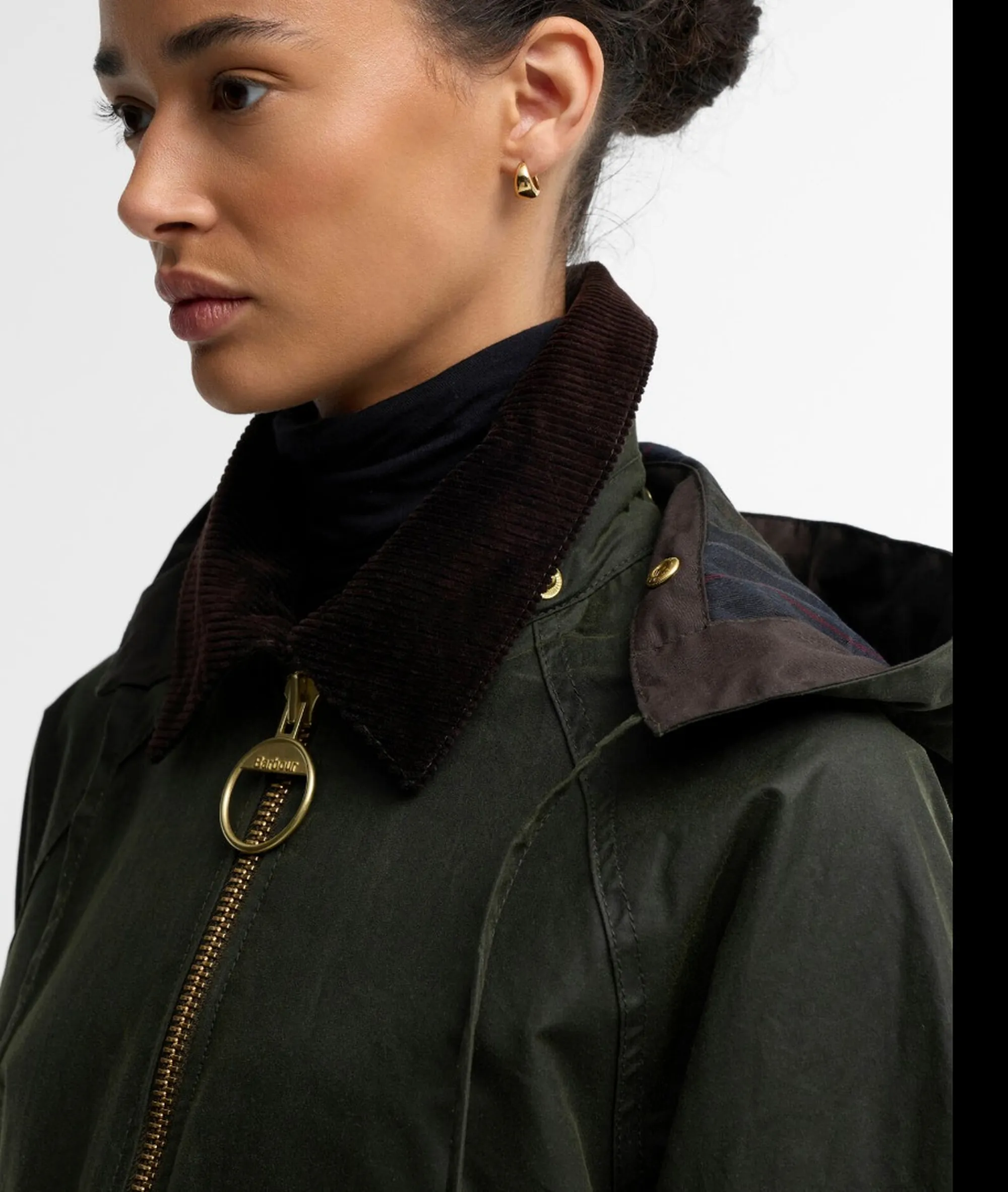 Barbour Giubbino Carville Wax Olive Lwx1578 186801