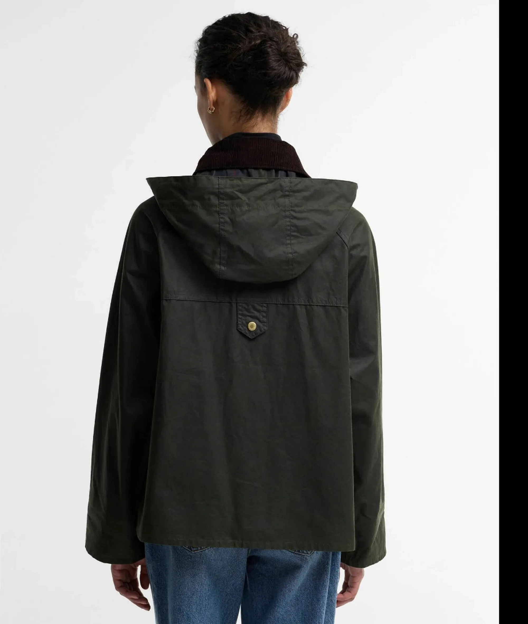 Barbour Giubbino Carville Wax Olive Lwx1578 186805