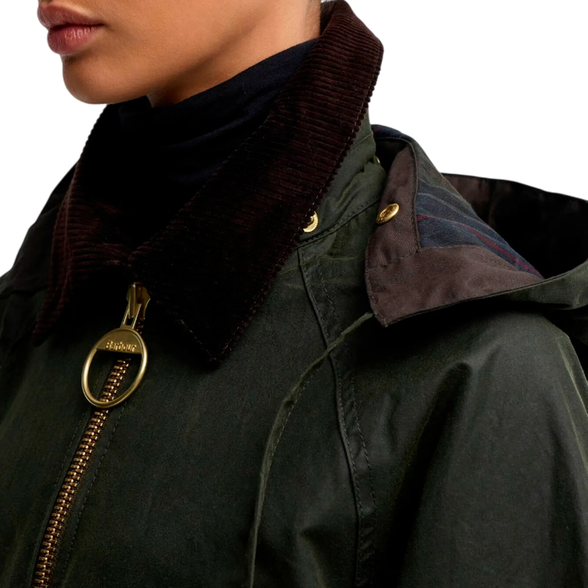 Barbour Giubbino Carville Wax Olive Lwx1578 187592
