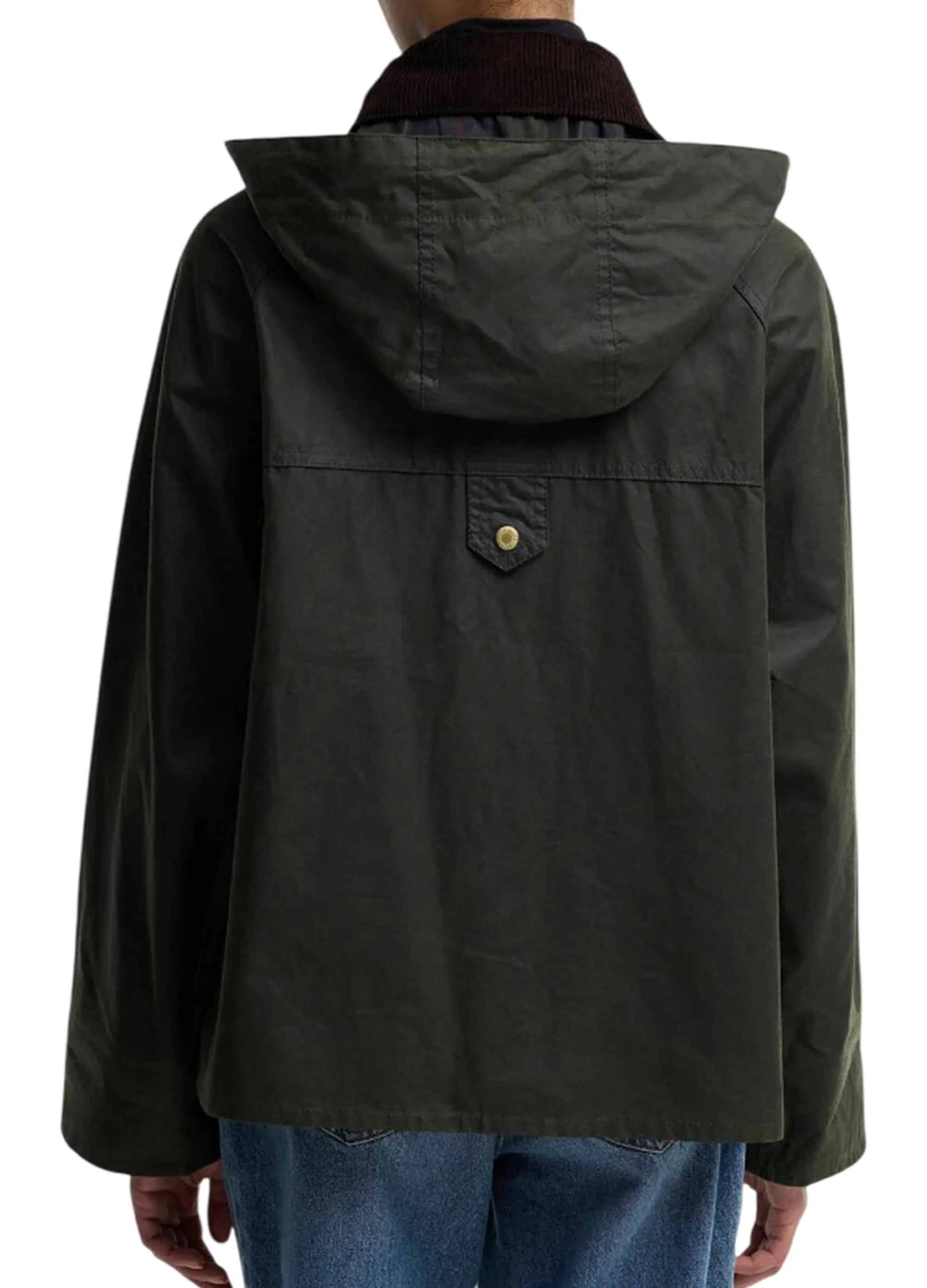 Barbour Giubbino Carville Wax Olive Lwx1578 187596