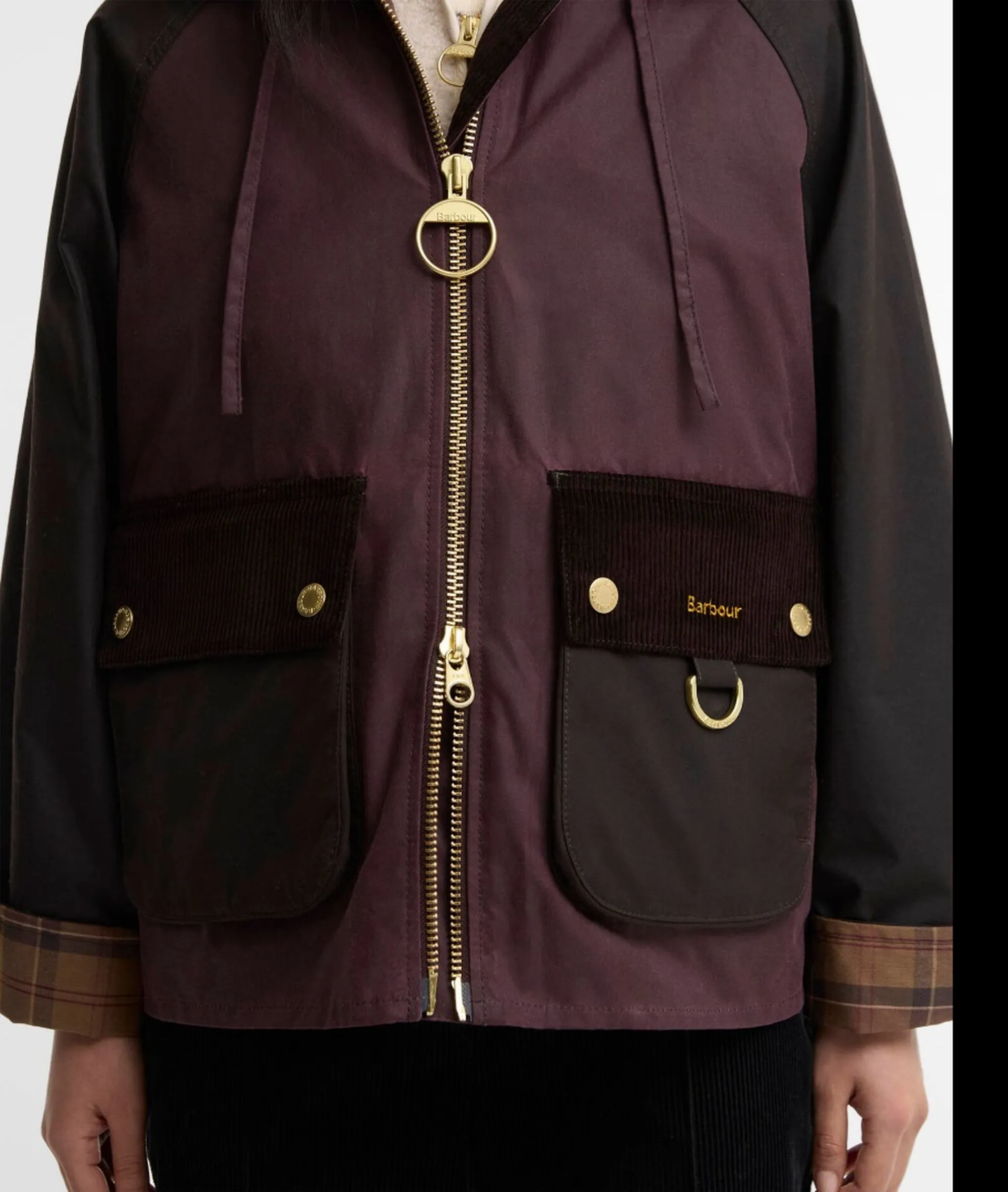 Barbour Giubbino Carville Wax Rustic Lwx1578 186796