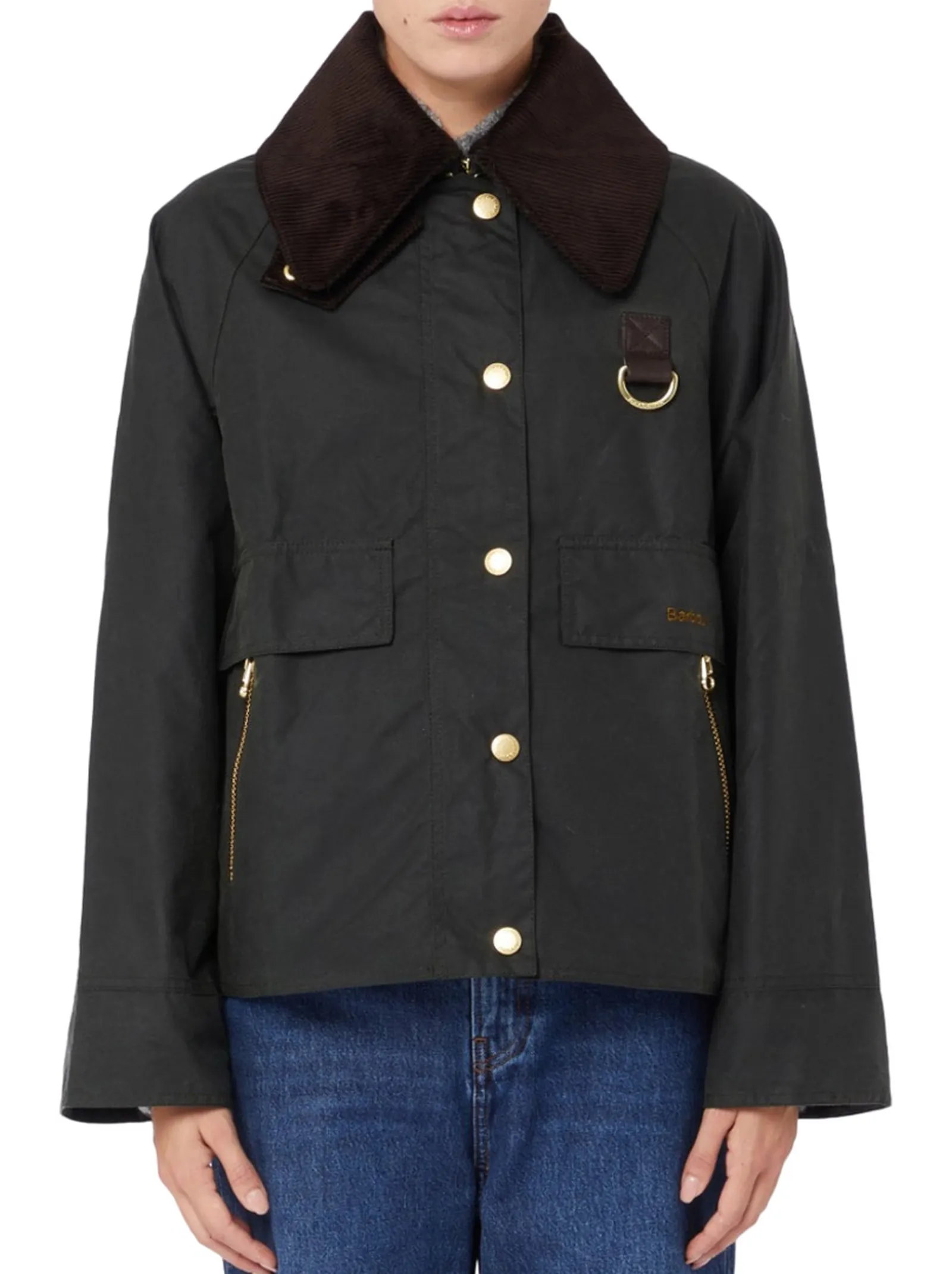 Barbour Giubbino Catton Wax Sage Lwx1333 131231