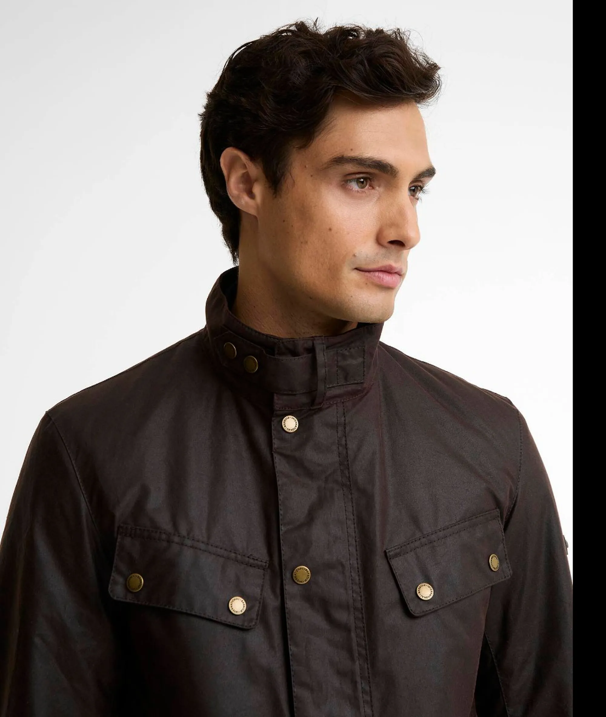 Barbour B'Duke Wax Jacket' Brown Mwx2140 195981