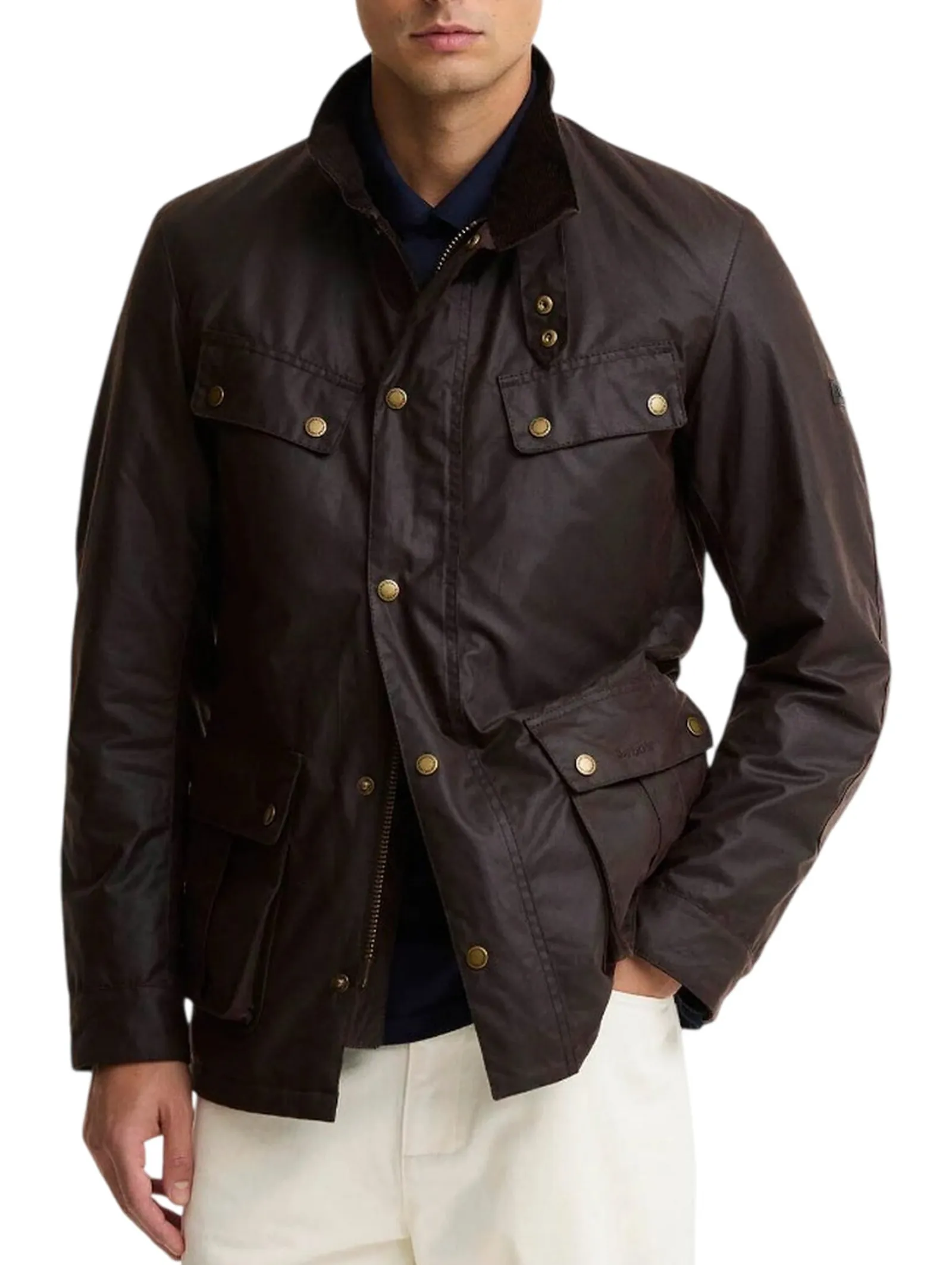 Barbour Giubbino Duke Wax Marrone Mwx2140 196068