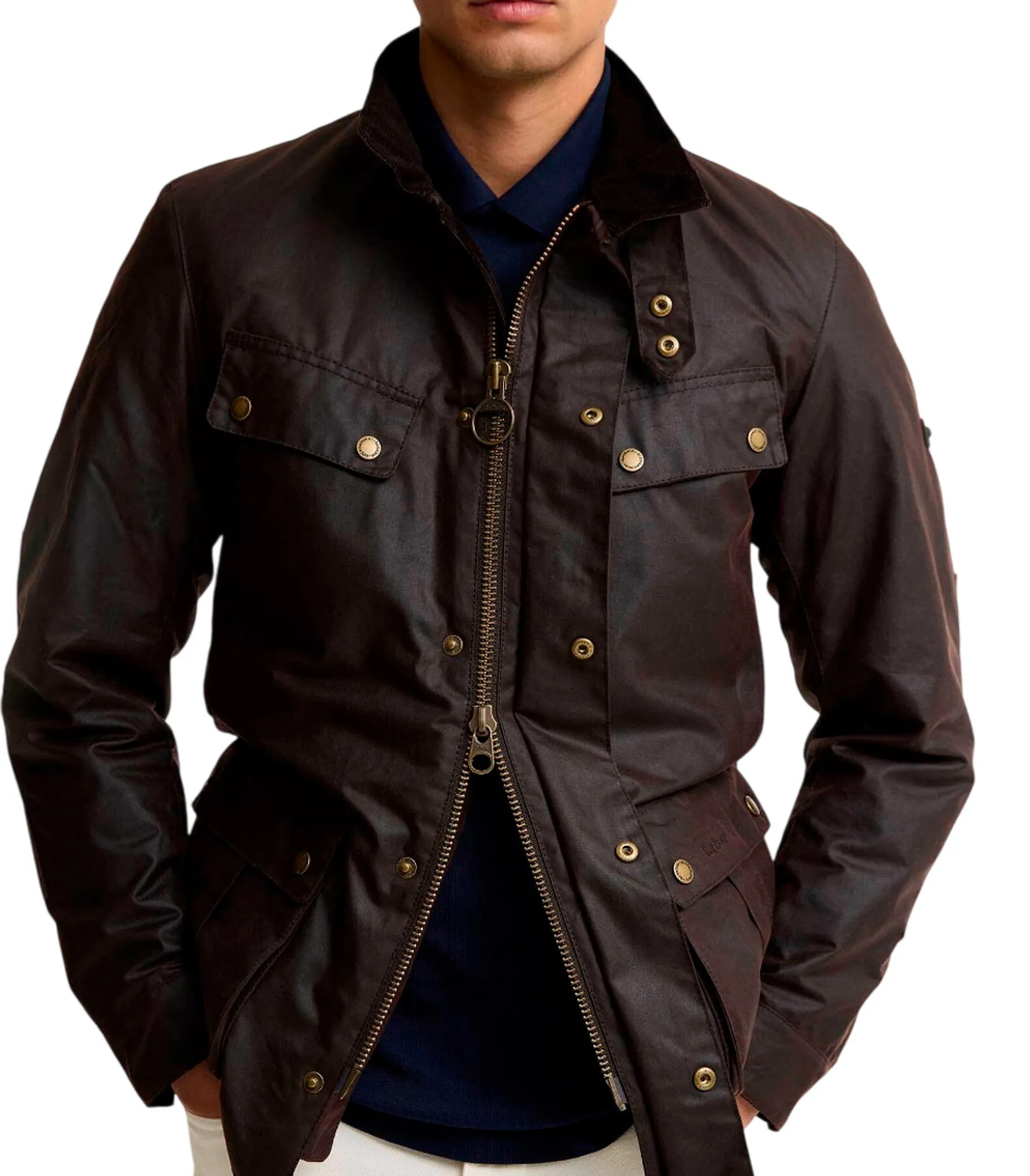 Barbour Giubbino Duke Wax Marrone Mwx2140 196071