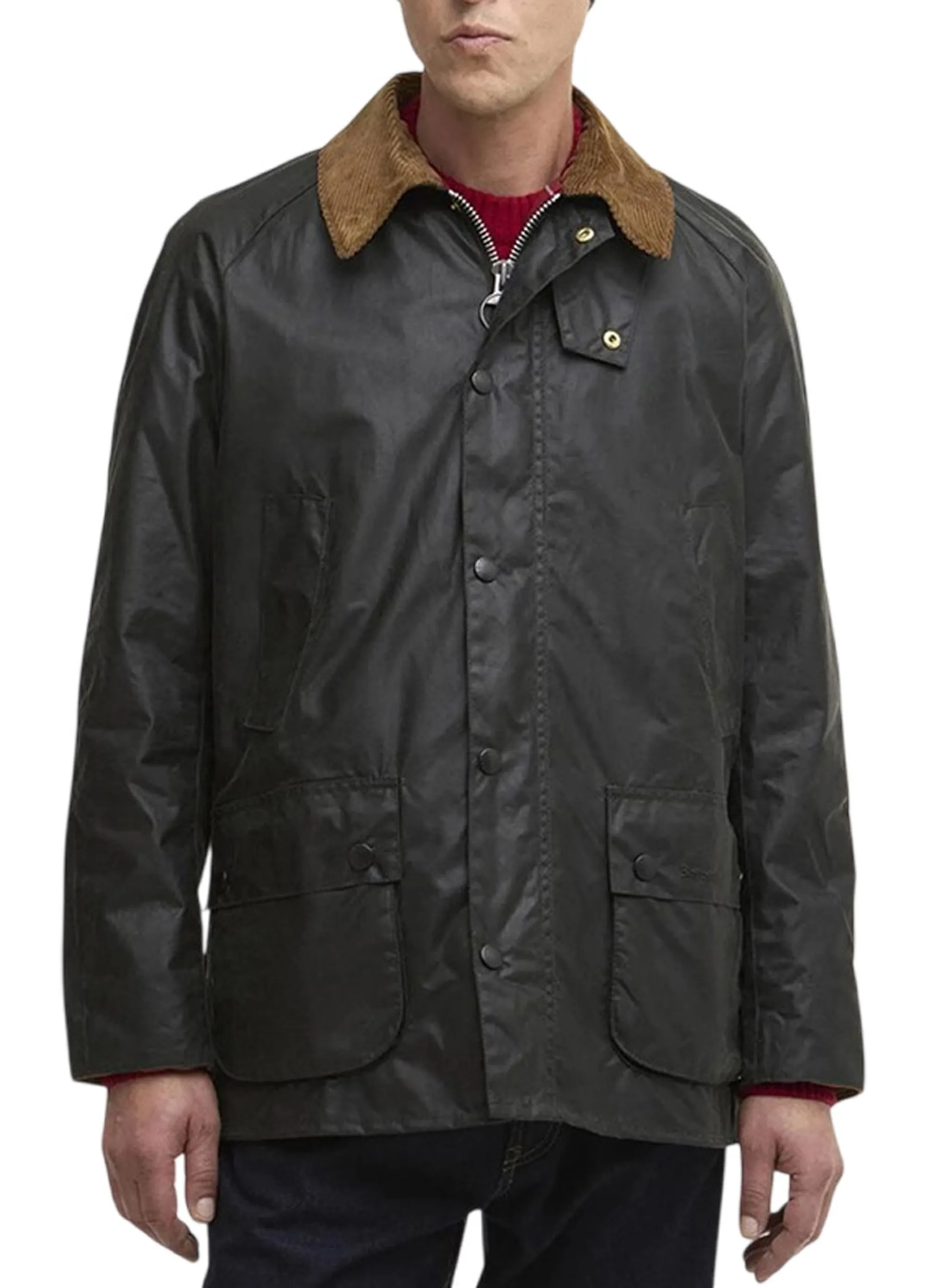 Barbour B'Festive Ashby Wax Jacket' Sage Mwx2535 195894