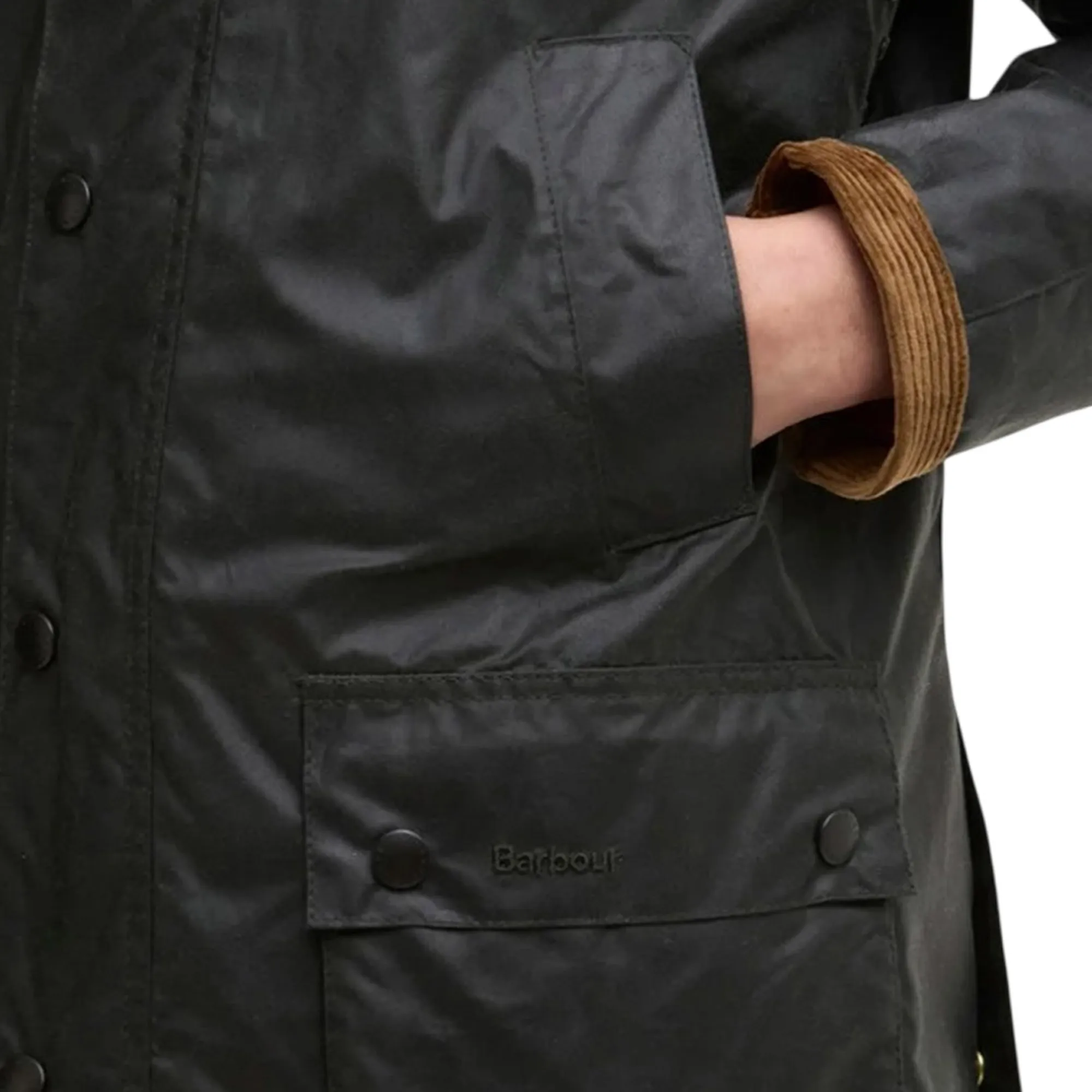Barbour B'Festive Ashby Wax Jacket' Sage Mwx2535 195899