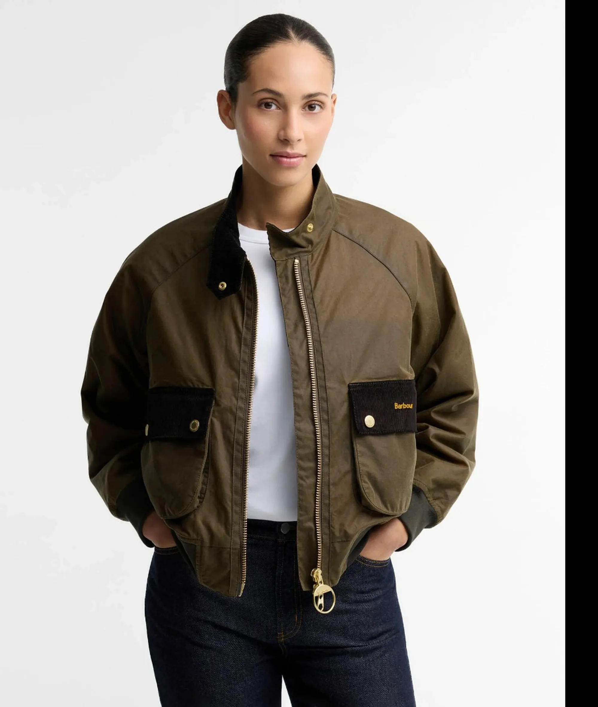 Barbour Giubbino Ivybridge Wax Faggio Lwx1574 186808