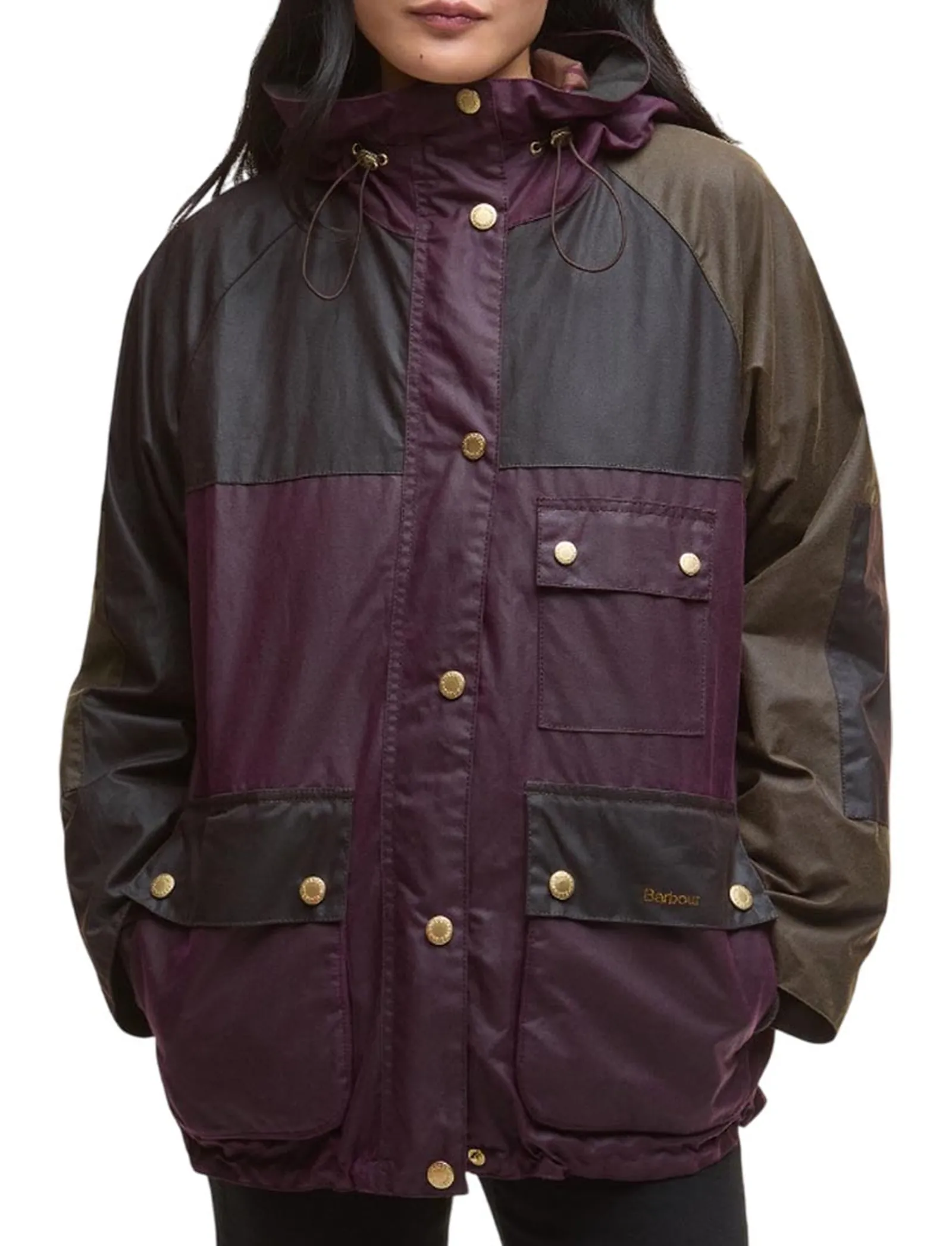 Barbour Giubbino Keeley Wax Merlot Lwx1484 160296