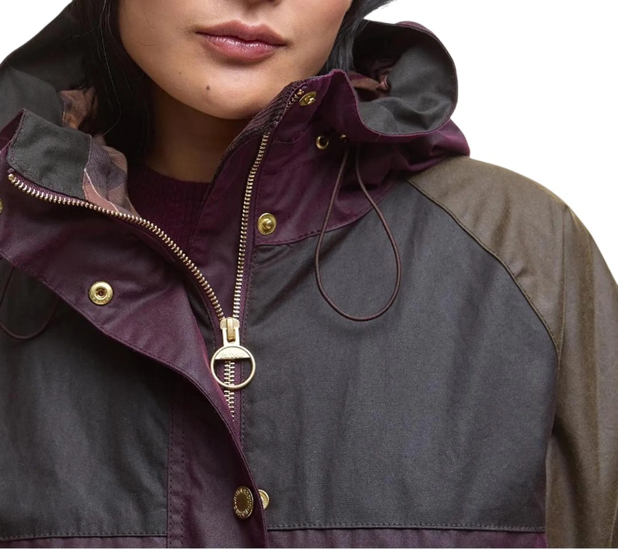 Barbour Giubbino Keeley Wax Merlot Lwx1484 160299