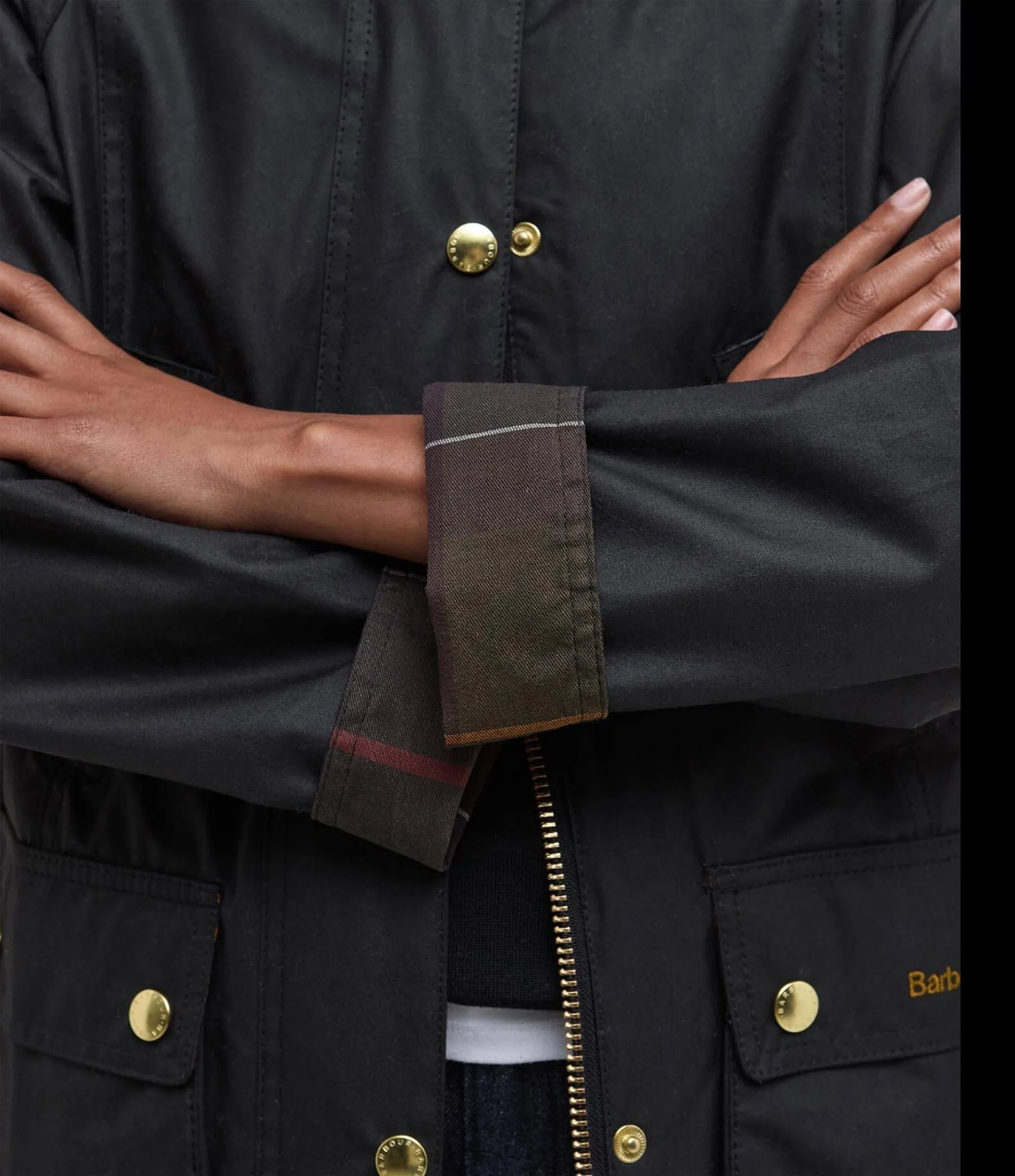 Barbour B'Modern Beadnell Jacket' Black Lwx1402 187338