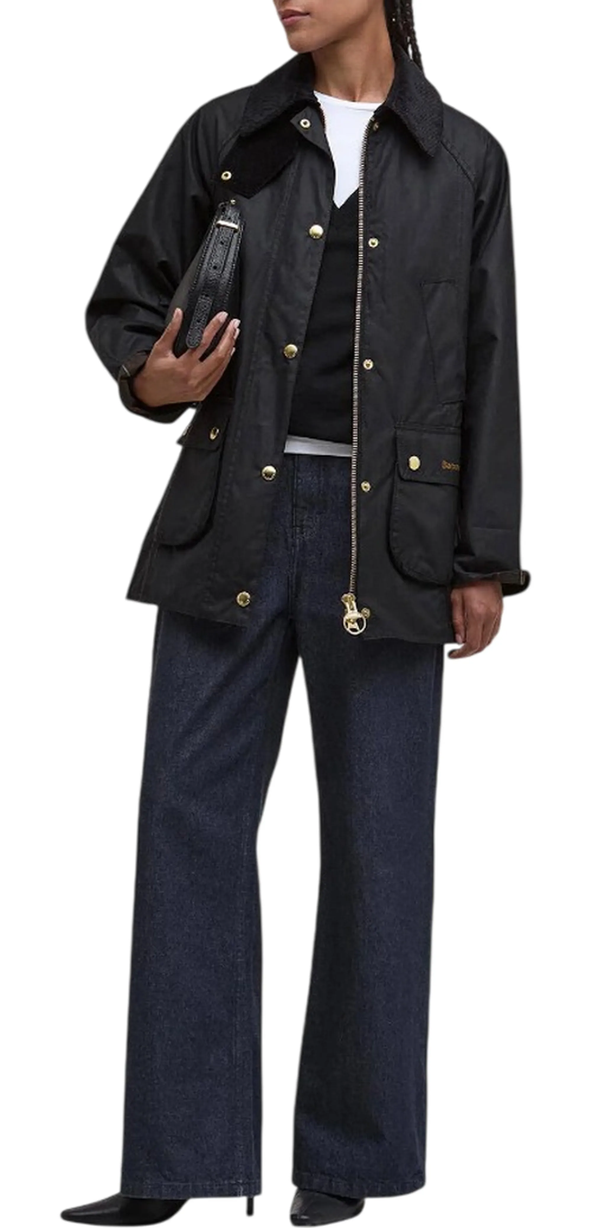 Barbour B'Modern Beadnell Jacket' Black Lwx1402 187559