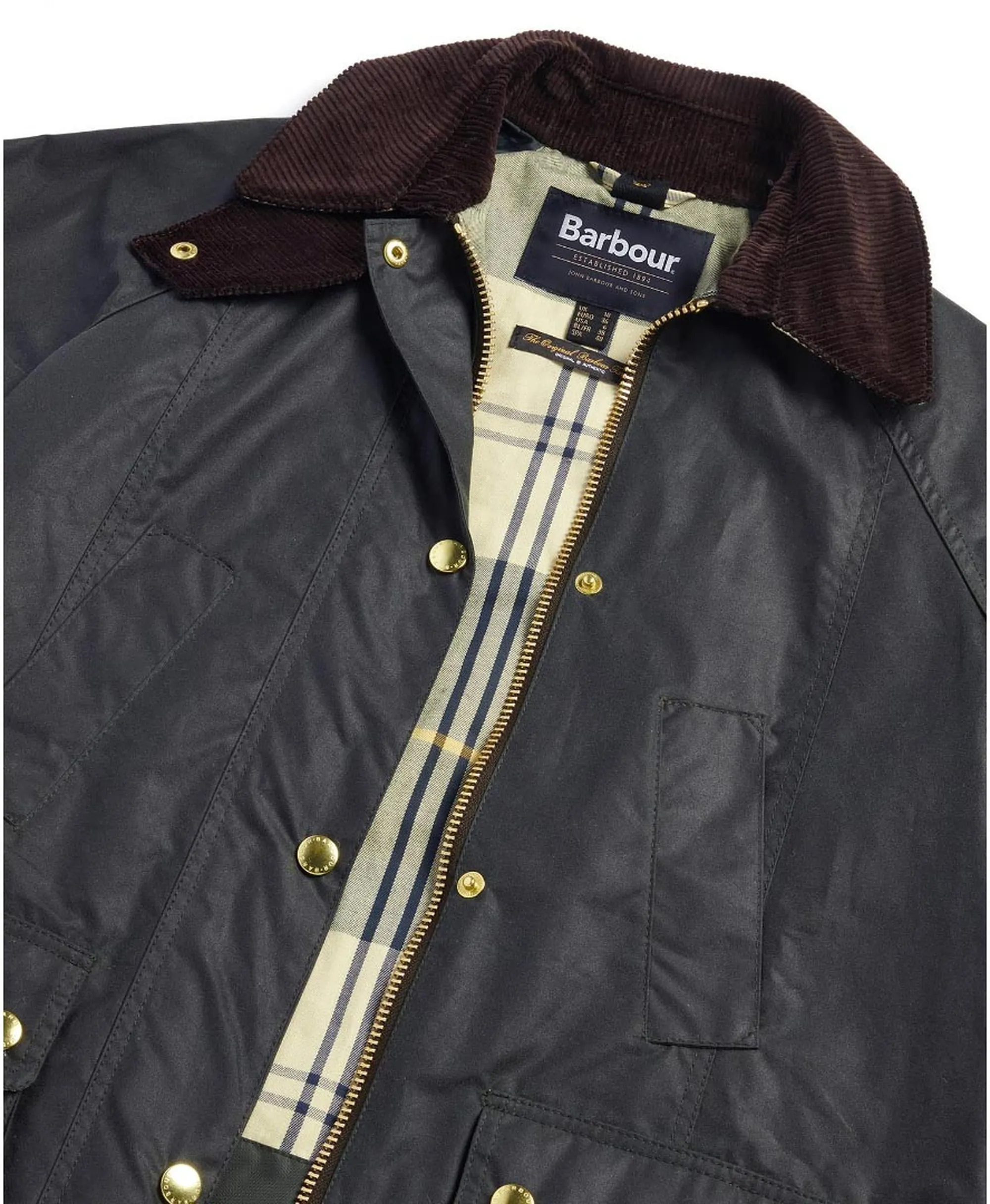 Barbour Giubbino Modern Beadnell Sage Lwx1402 160323