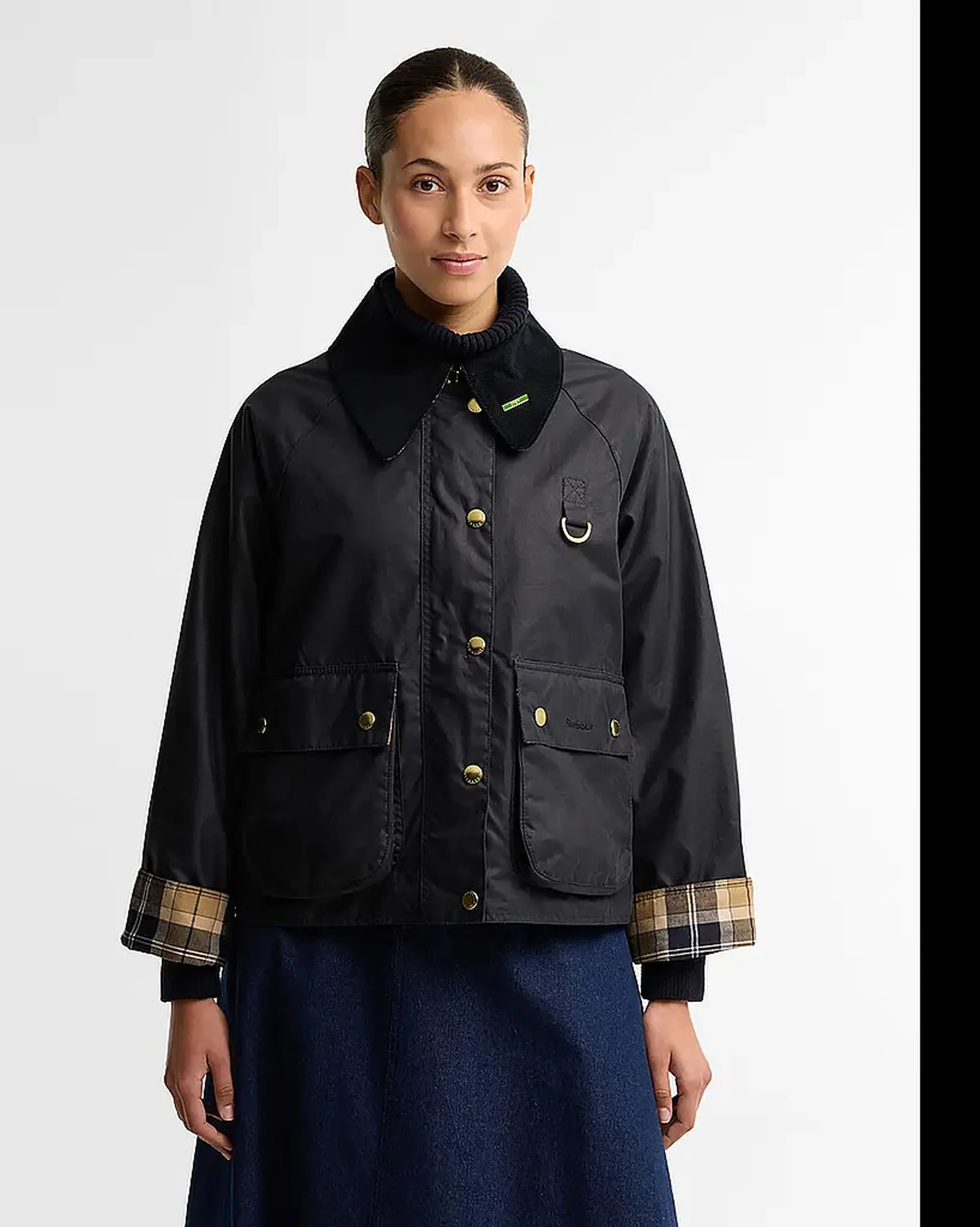 Barbour Giubbino Modern Spey Wax Blu Lwx1595 186788