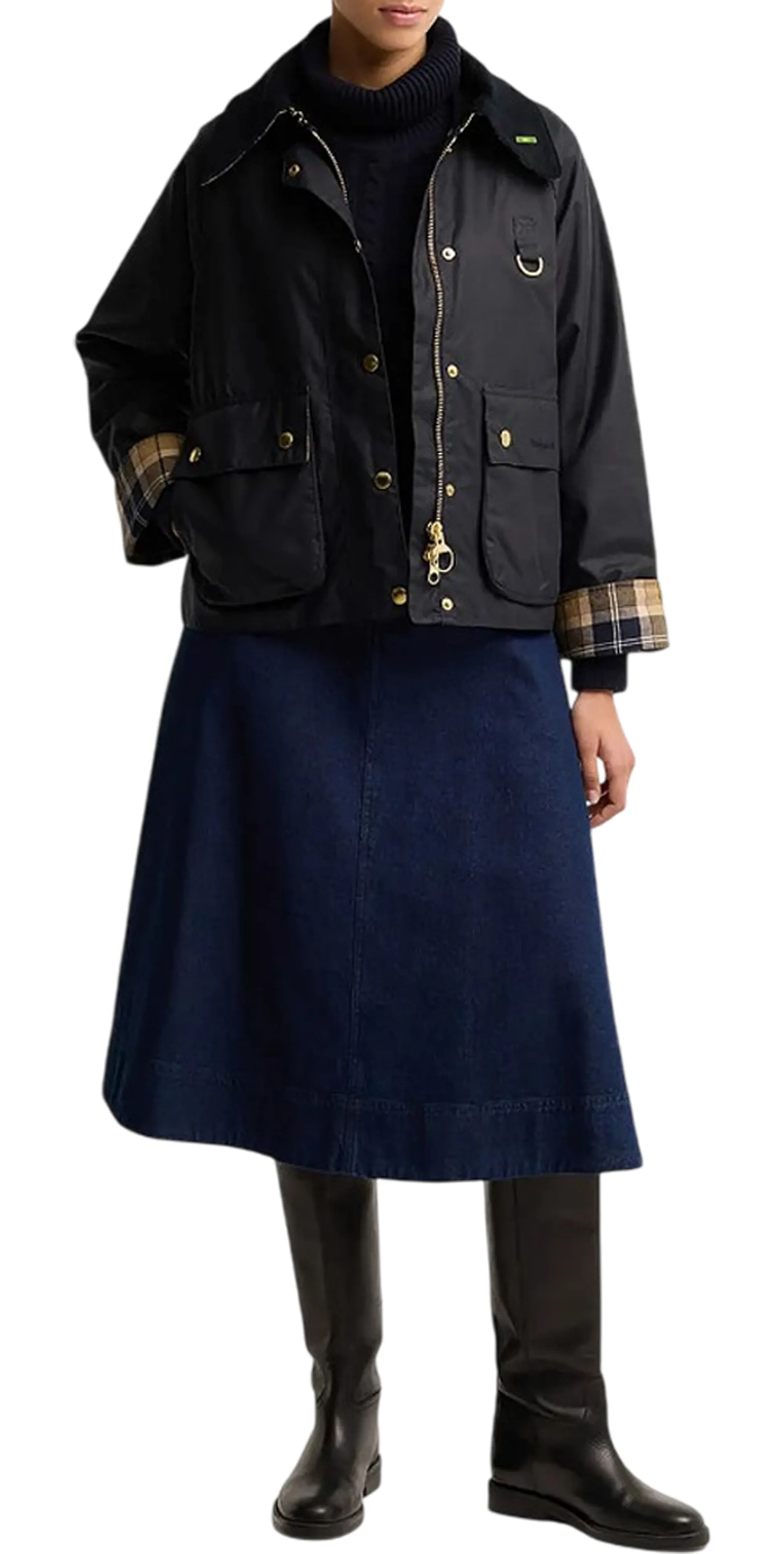 Barbour Giubbino Modern Spey Wax Blu Lwx1595 187606