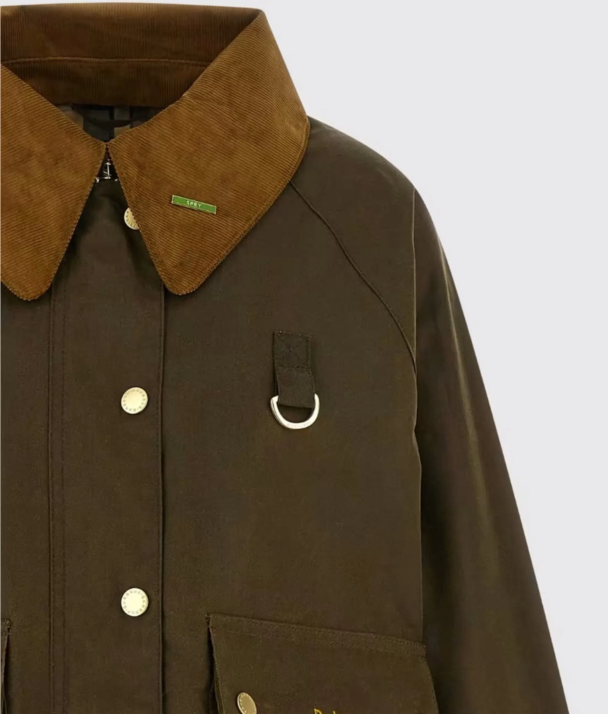 Barbour Giubbino Modern Spey Wax Faggio Lwx1595 186780