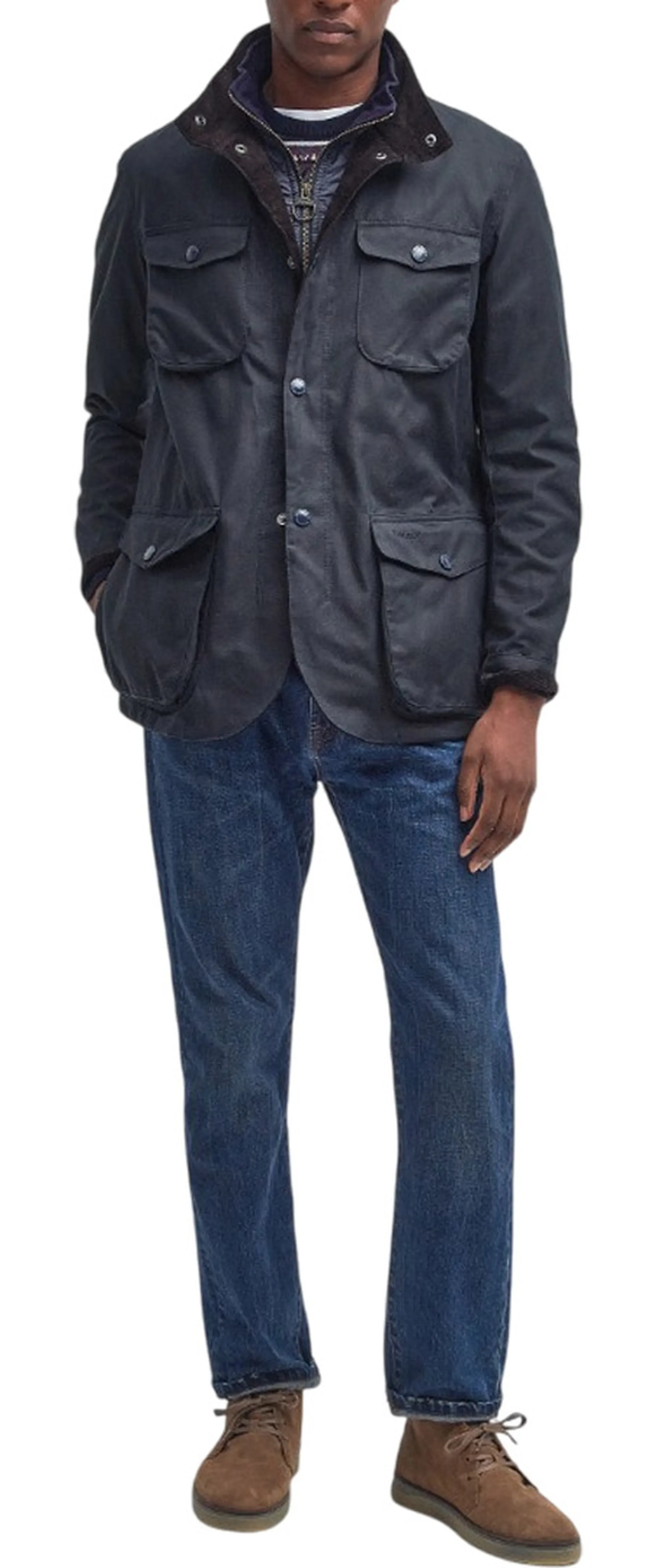 Barbour B'Ogston Jacket' Blu Mwx0700 158487