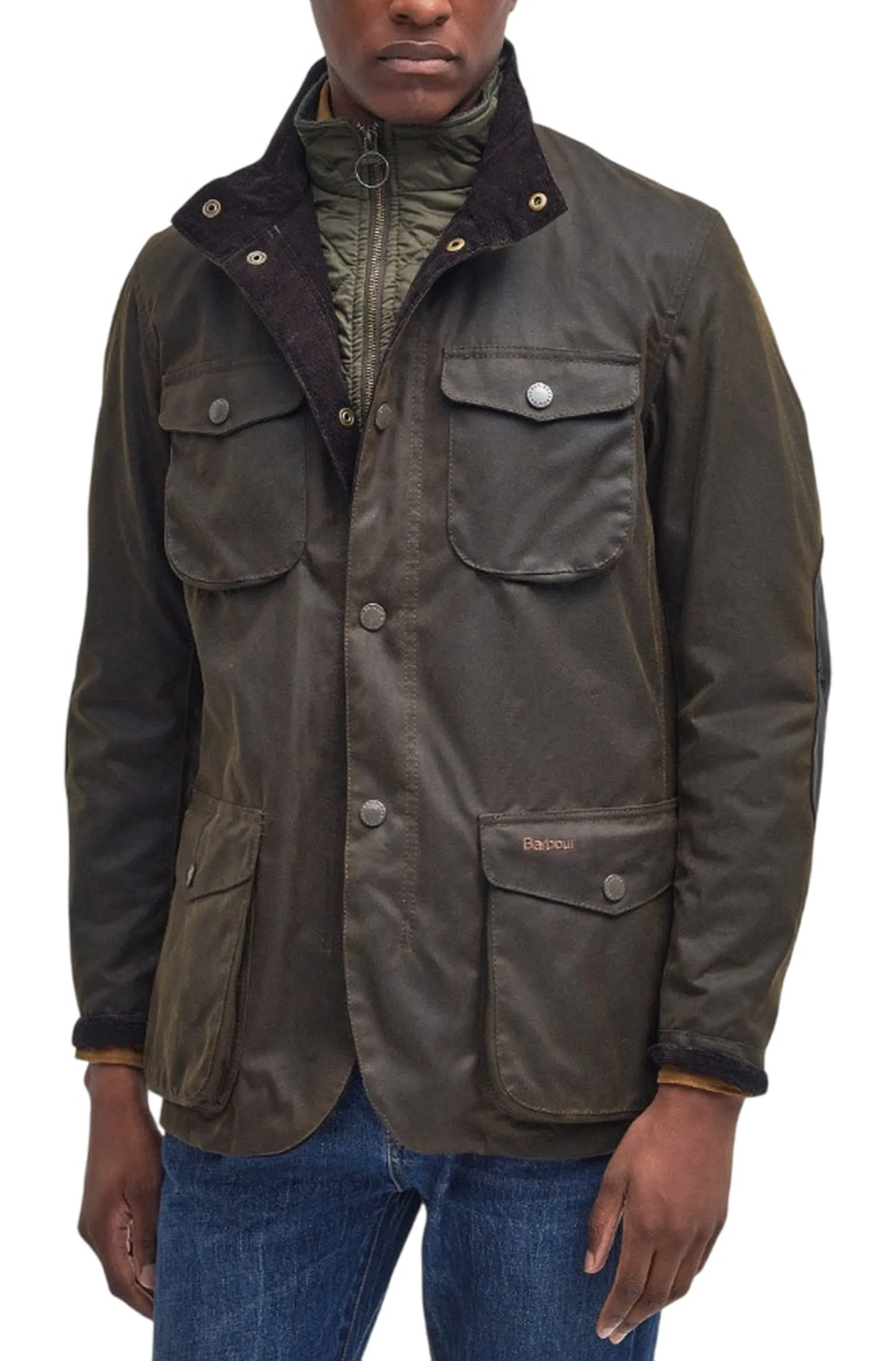 Barbour B'Ogston Jacket' Olive Mwx0700 158477