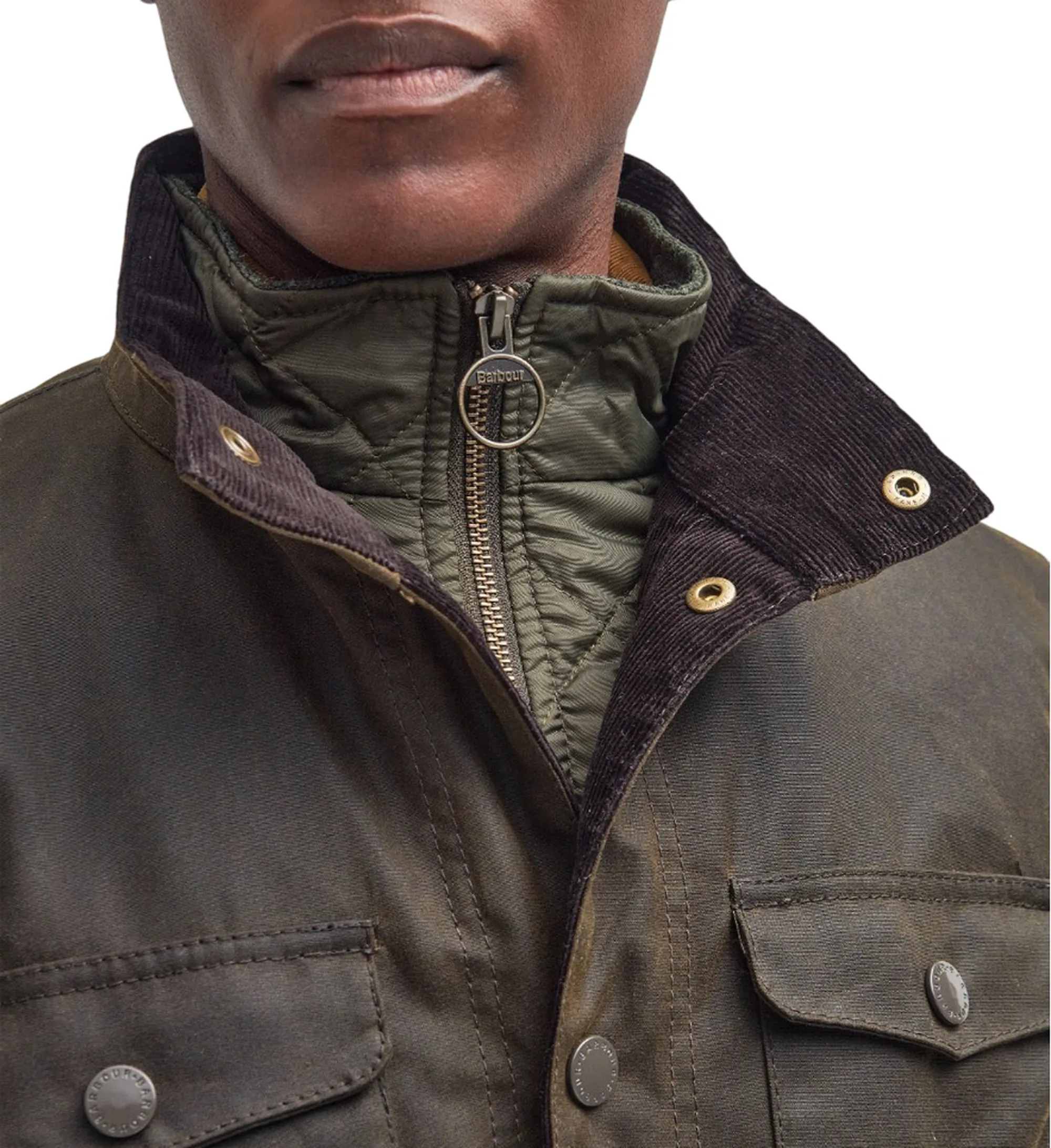 Barbour B'Ogston Jacket' Olive Mwx0700 158481