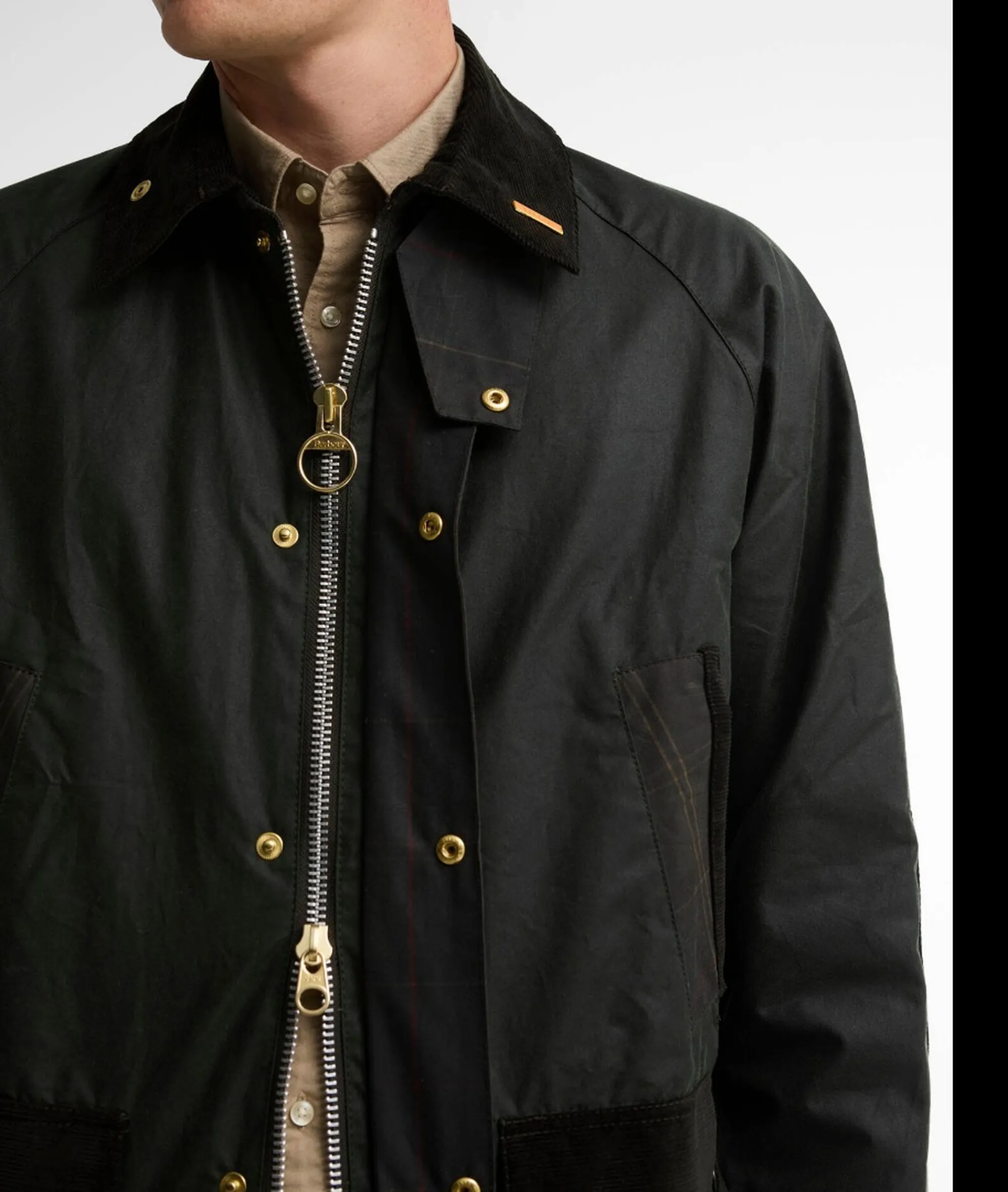 Barbour B'Bedale Waxed Patch Jacket' Salvia Mwx2585 187302