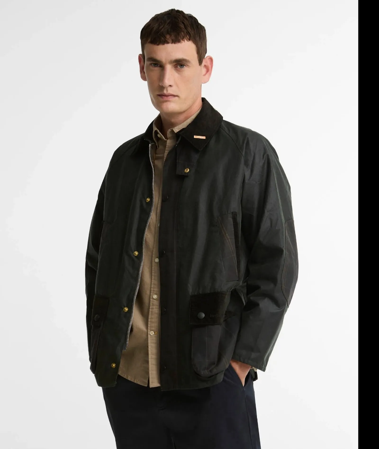 Barbour Giubbino Patch Bedale Cerato Salvia Mwx2585 187304