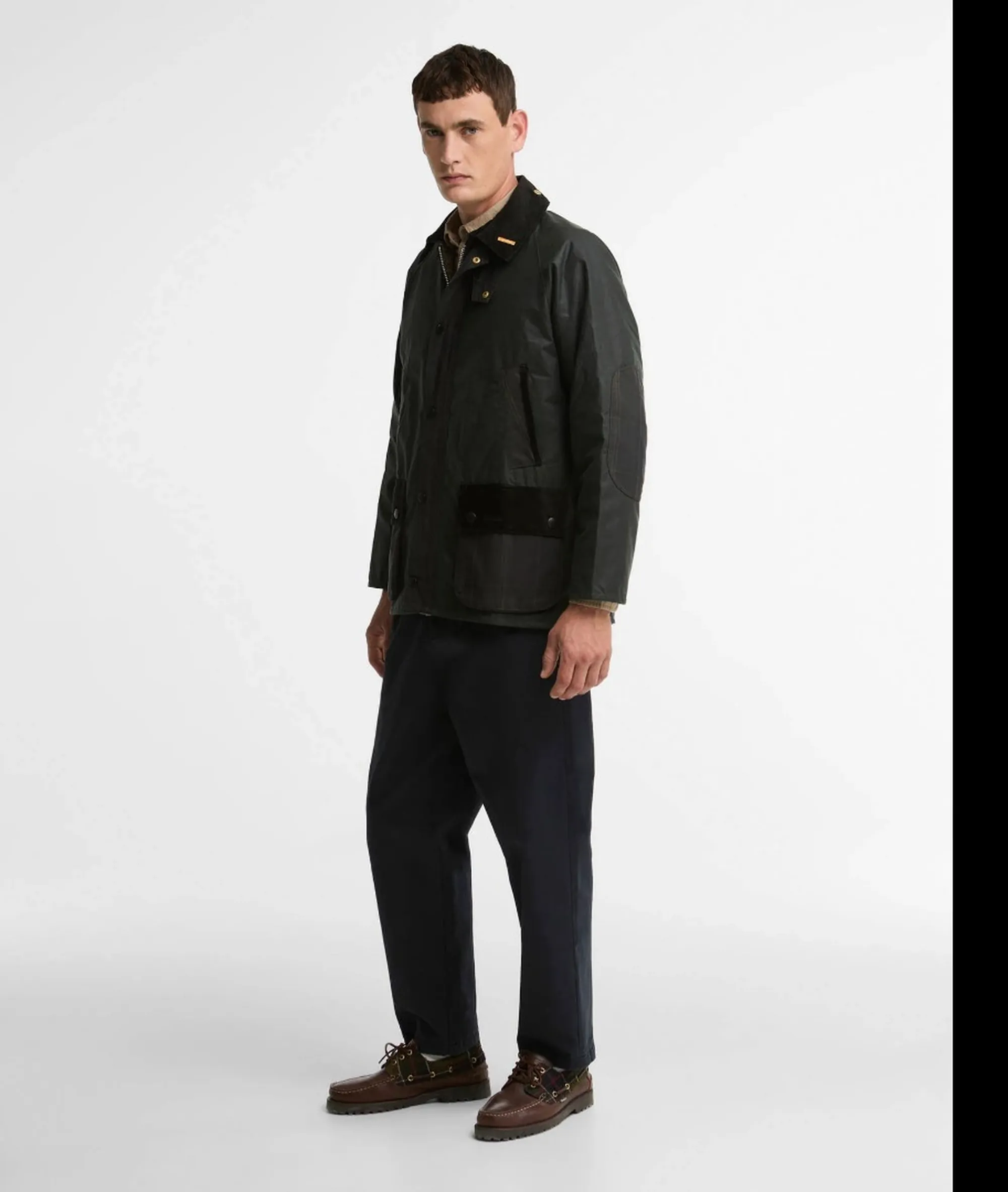 Barbour B'Bedale Waxed Patch Jacket' Salvia Mwx2585 187305
