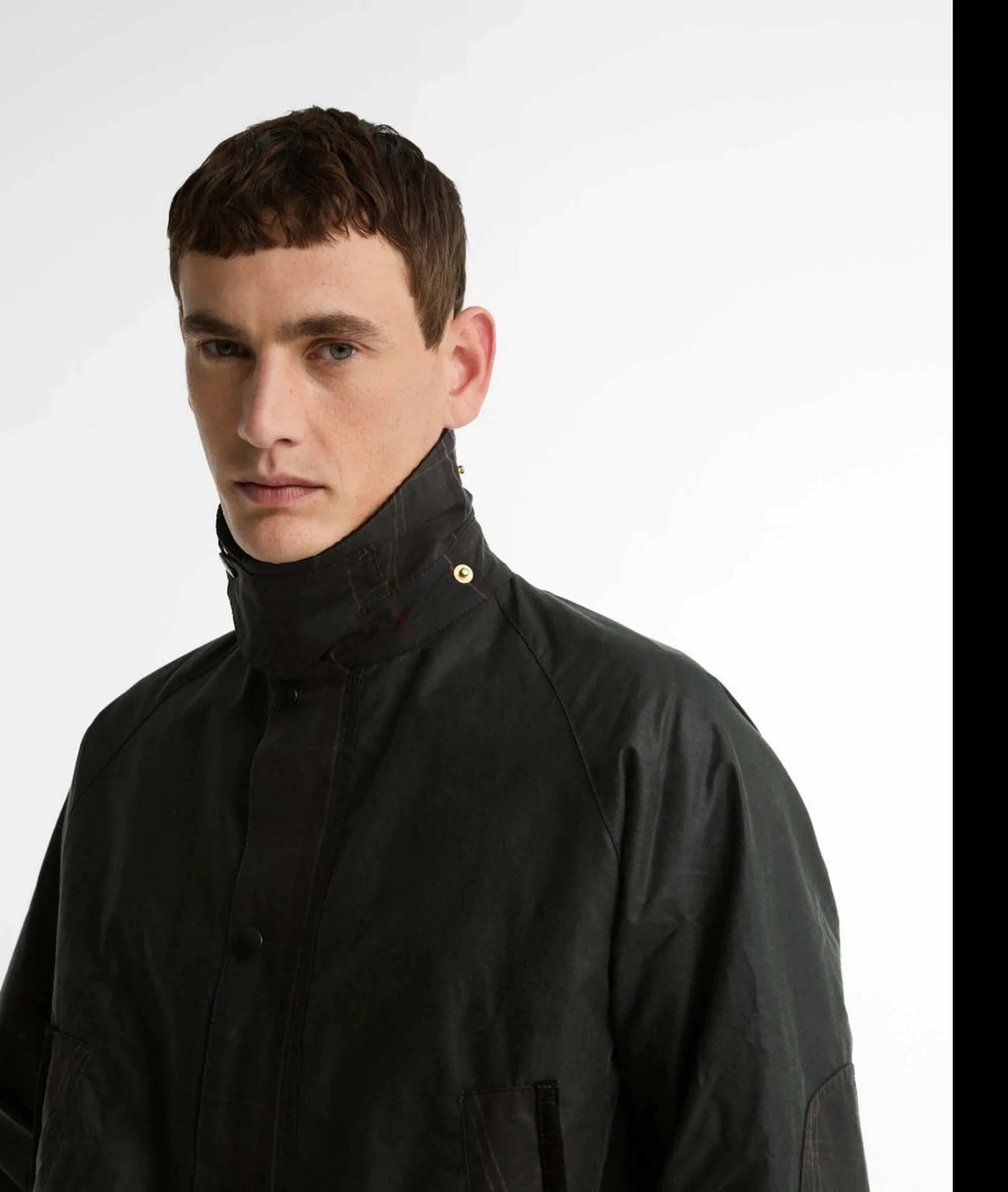 Barbour B'Bedale Waxed Patch Jacket' Salvia Mwx2585 187307