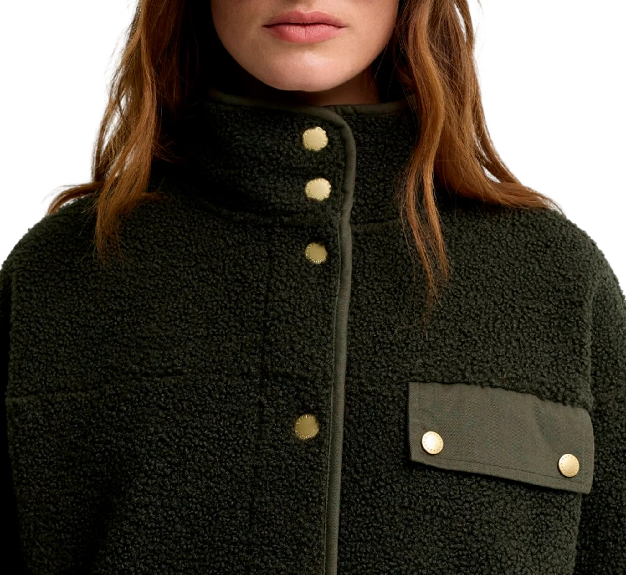 Barbour Giubbino Pile Mabel Olive Lfl0095 187571