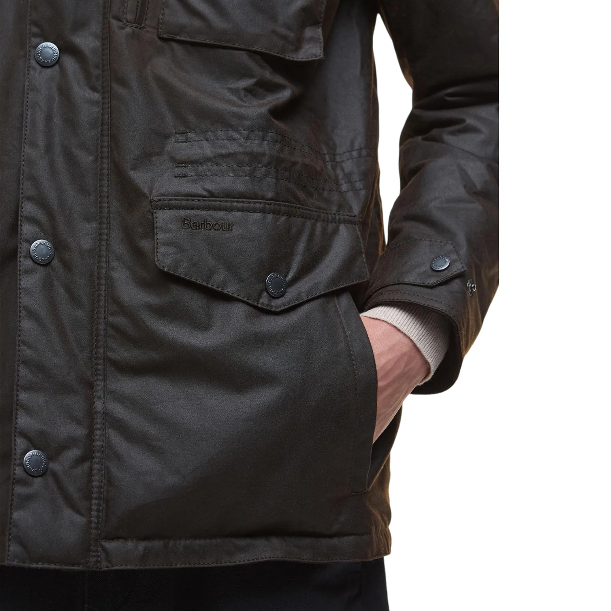 Barbour B'Sapper Jacket' Brown Mwx2203 166261