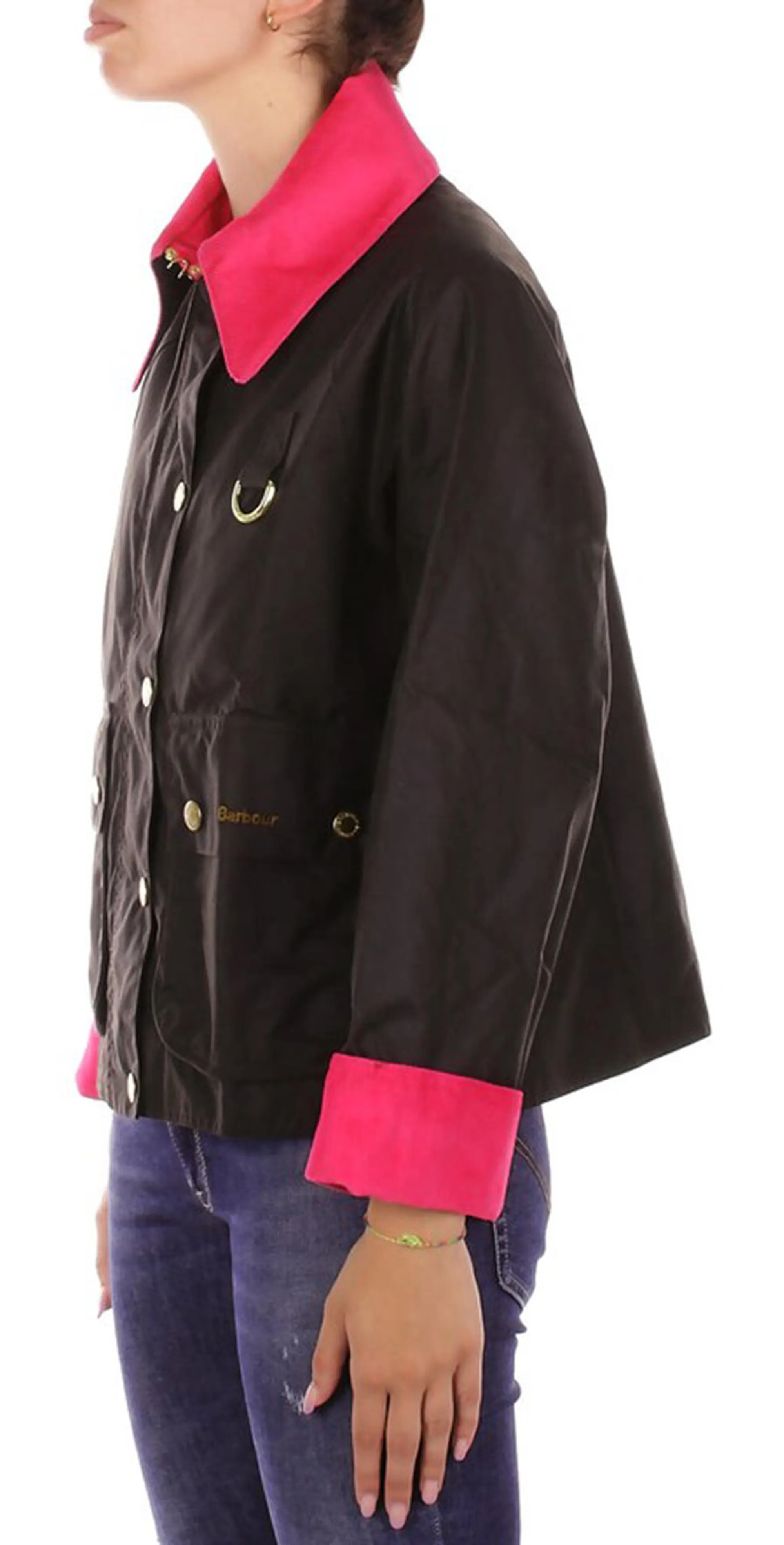 Barbour Giubbino Spey Wax Olive Lwx1515 160267