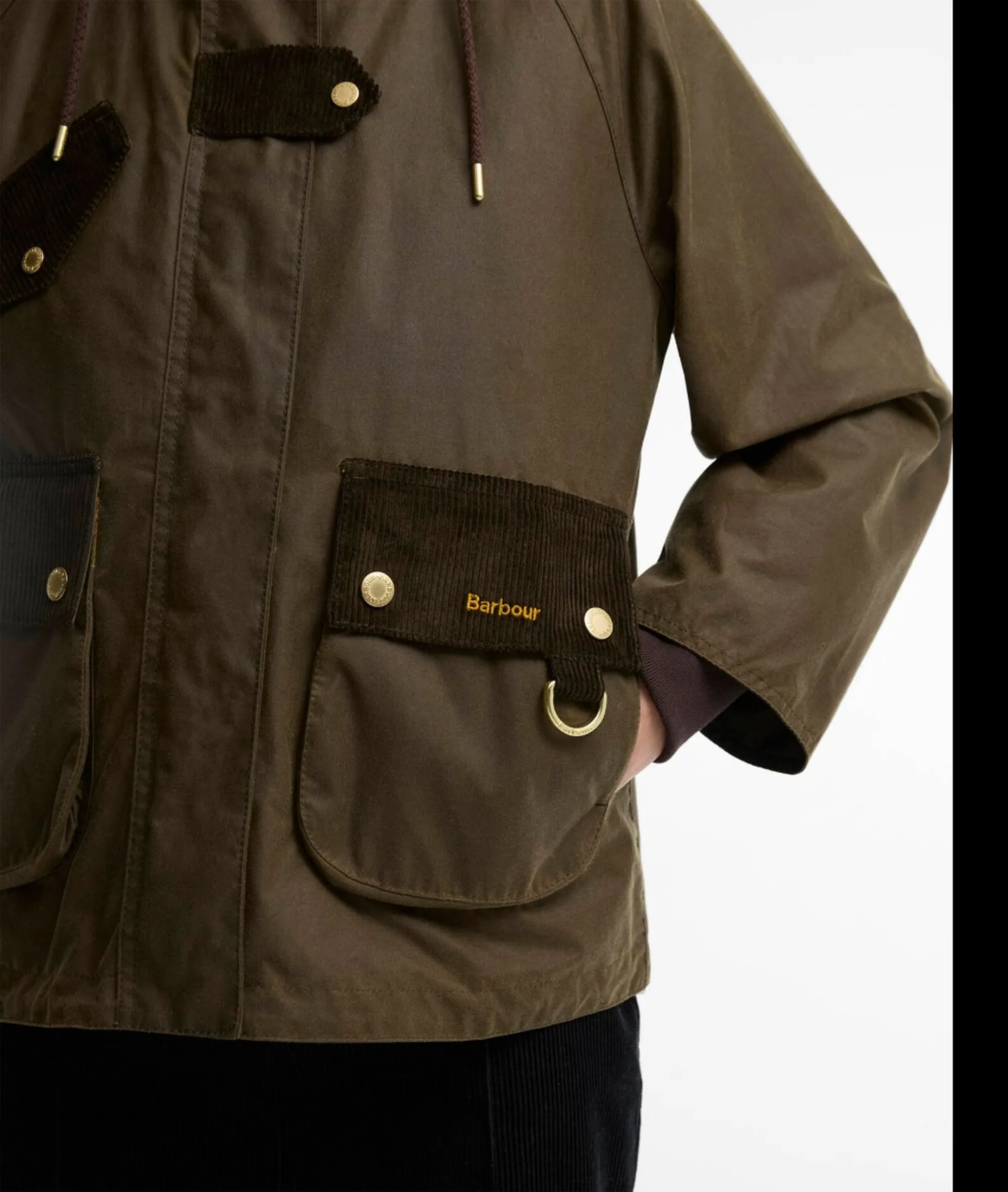 Barbour B'Willowmere Waxed Jacket' Beech Lwx1569 187258