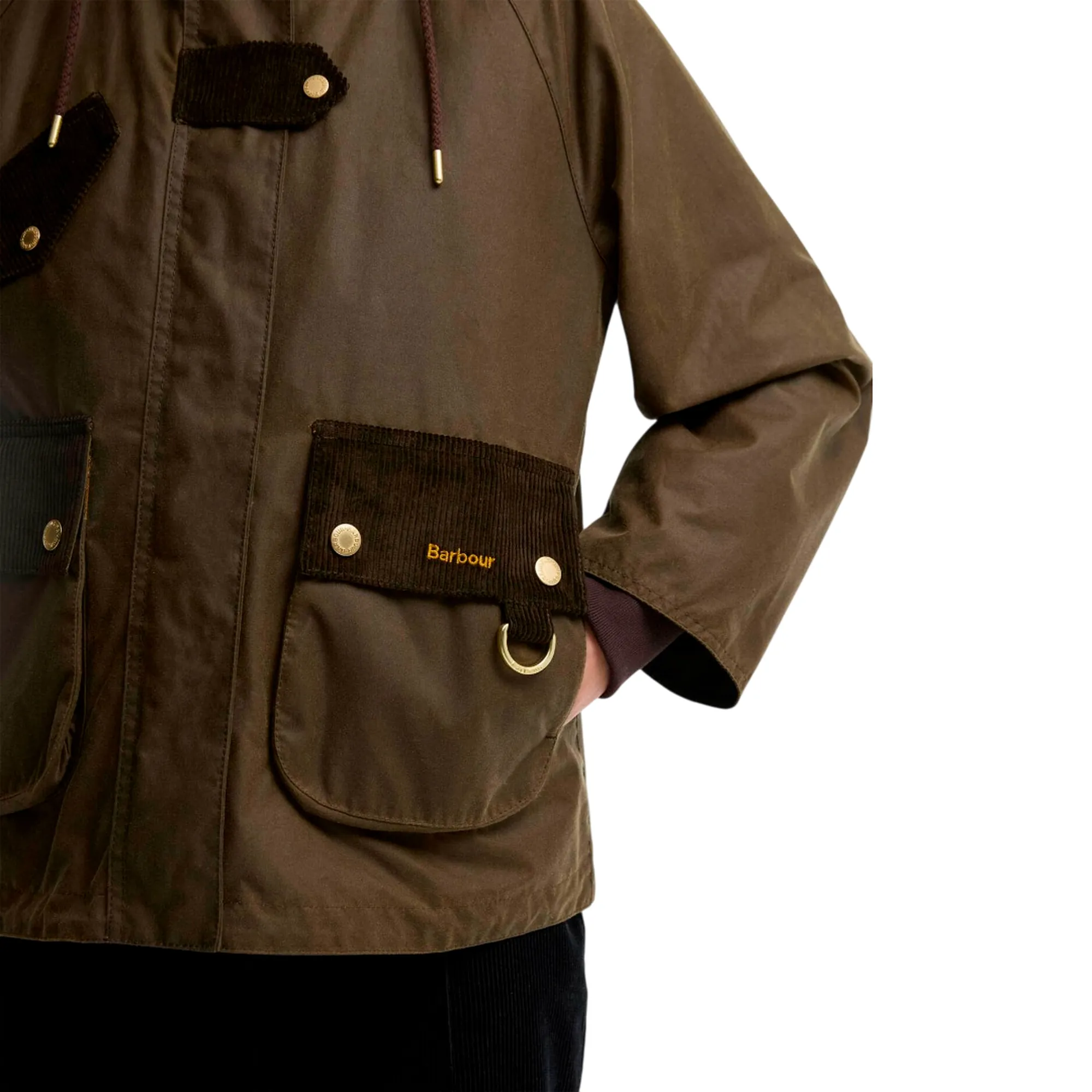 Barbour B'Willowmere Waxed Jacket' Beech Lwx1569 187579