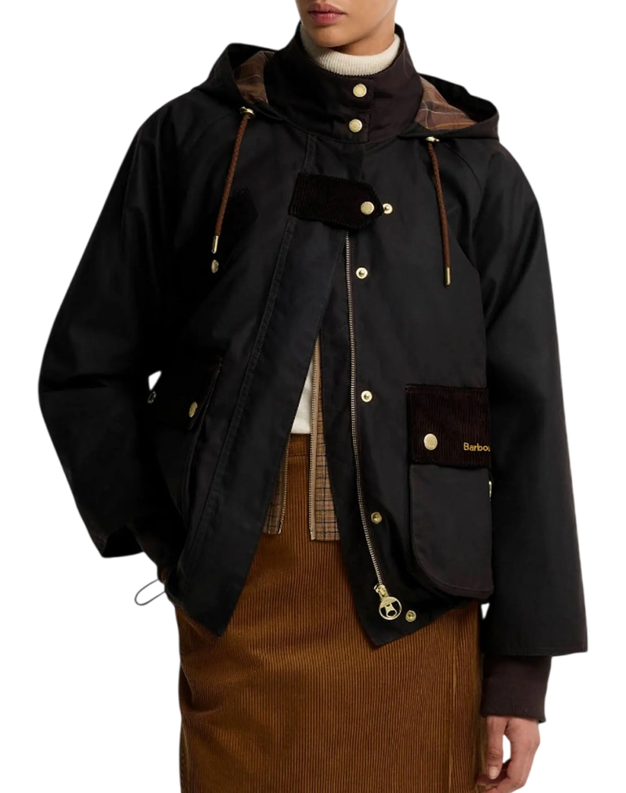 Barbour B'Willowmere Waxed Jacket' Rustic Lwx1569 187575