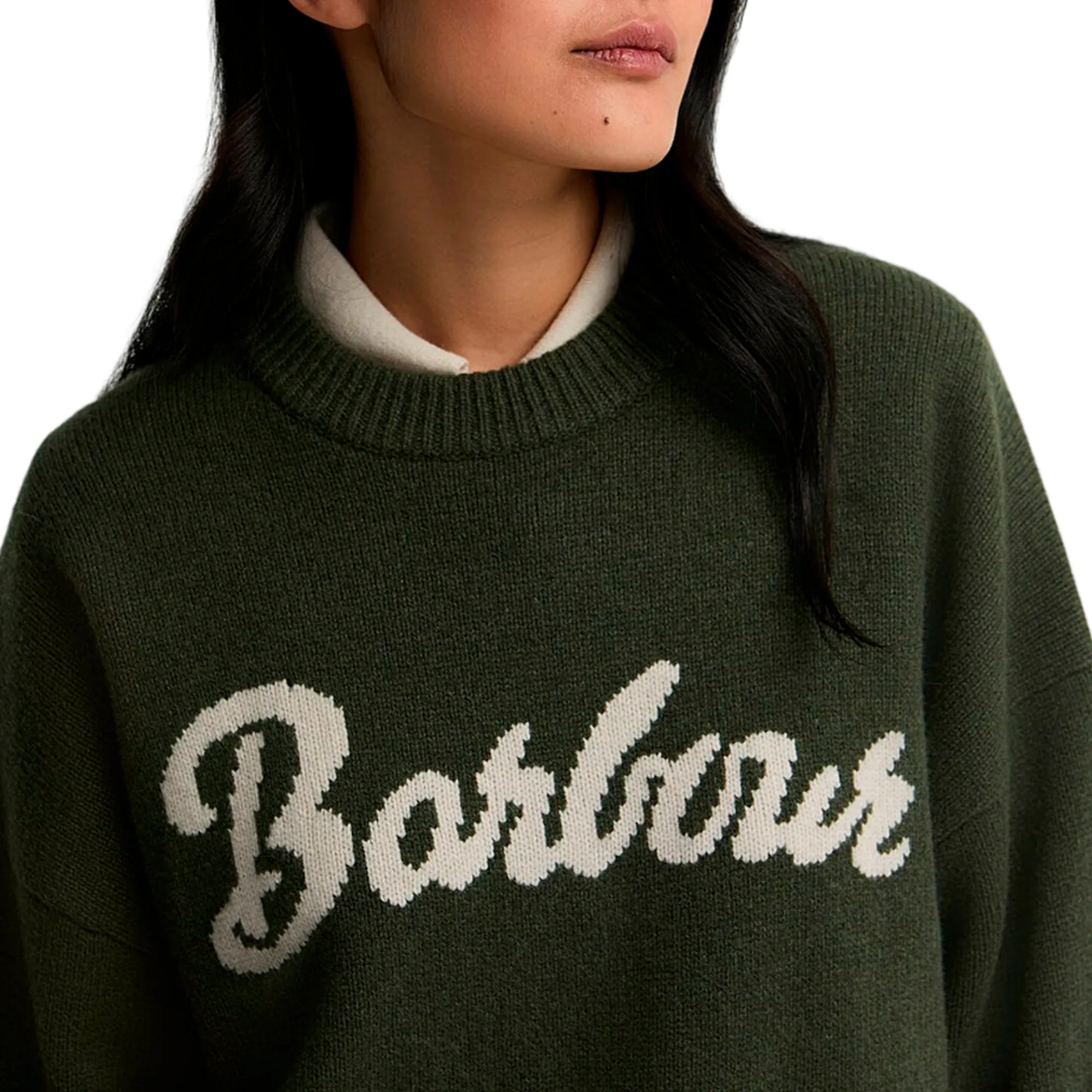 Barbour B'Ivybridge Jersey' Olive Lkn1792 187519