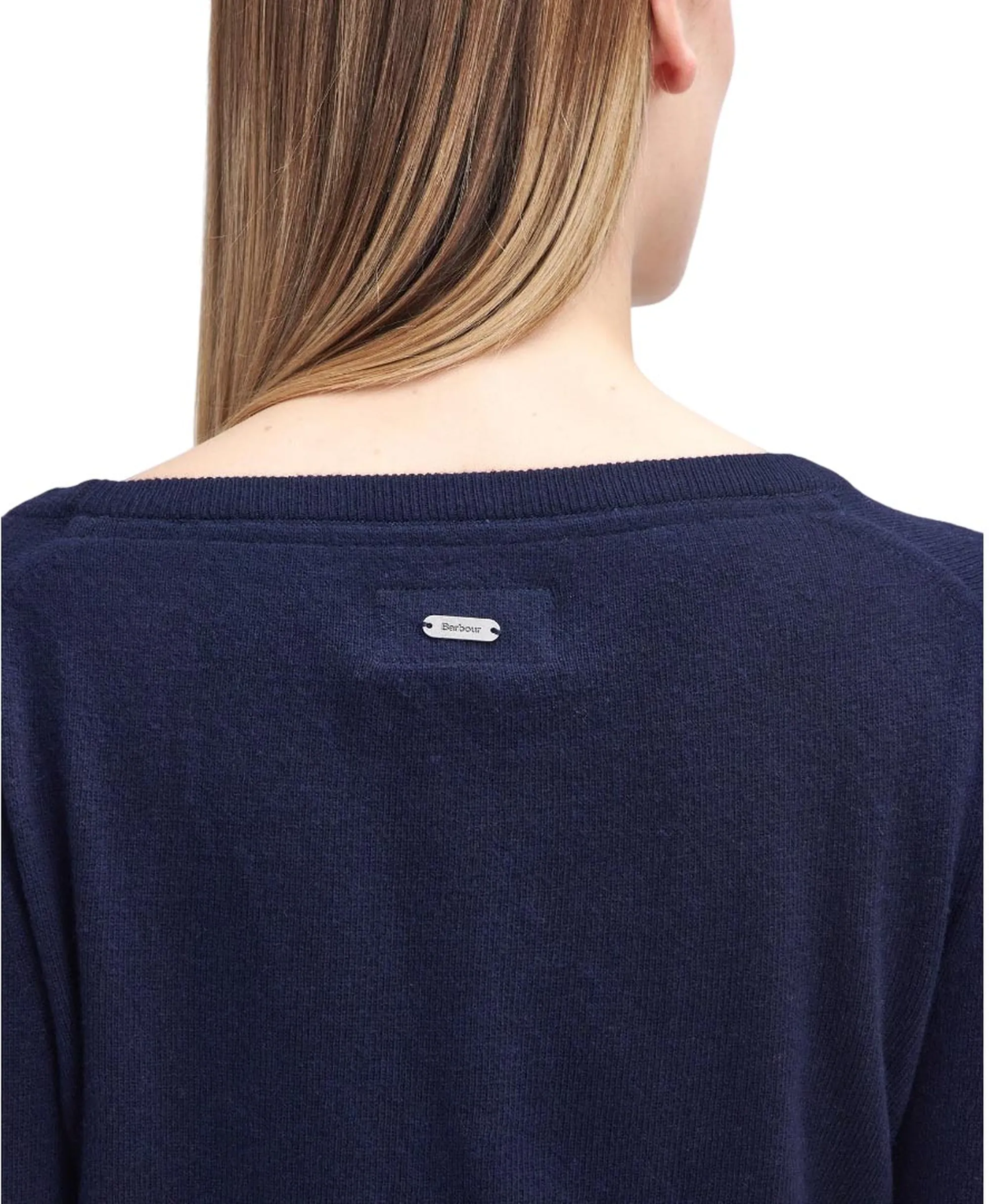 Barbour Maglia Pendle Crew Blu Lkn1075 160392