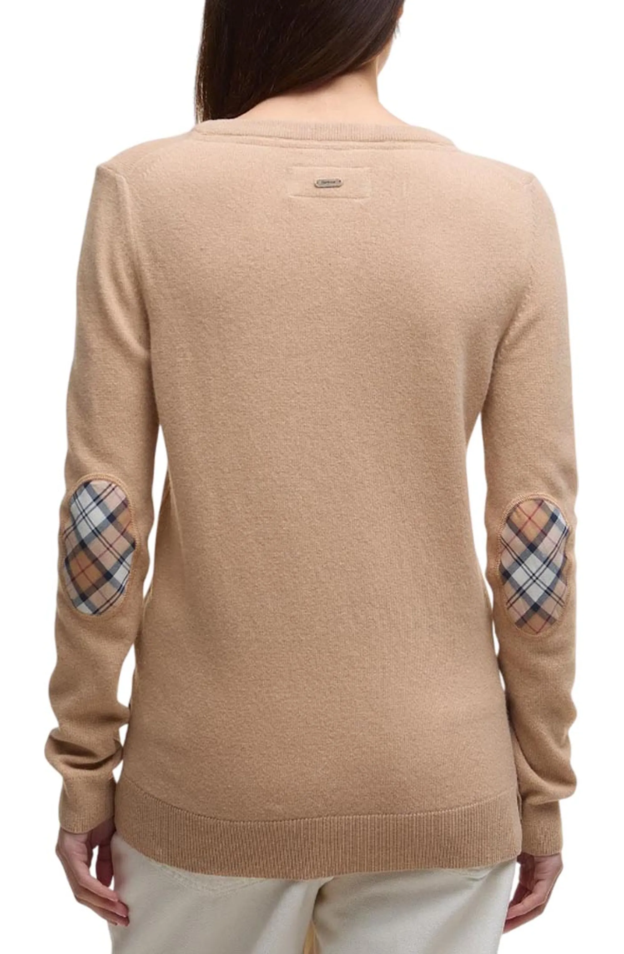 Barbour Maglia Pendle Crew Cammello Lkn1075 160387