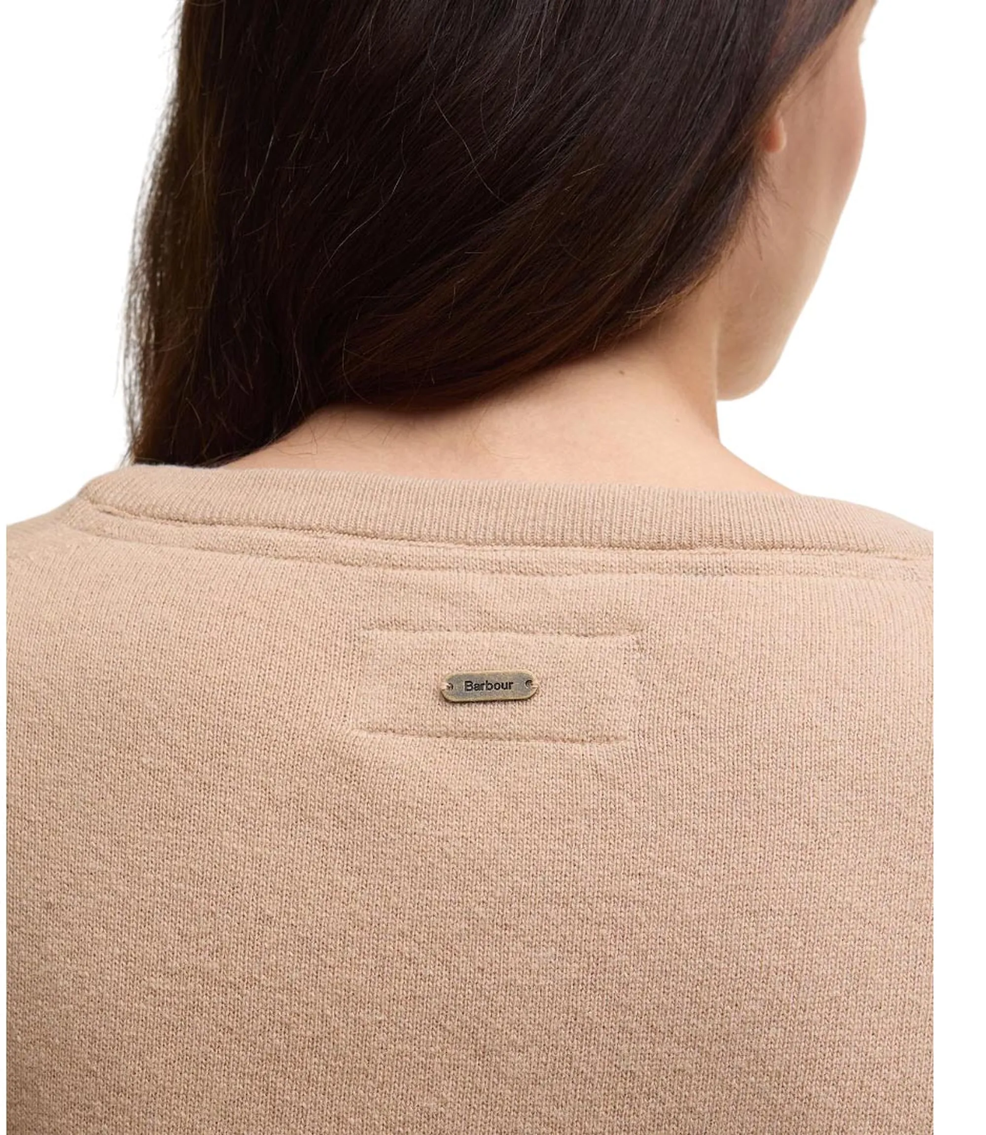 Barbour Maglia Pendle Crew Cammello Lkn1075 160388