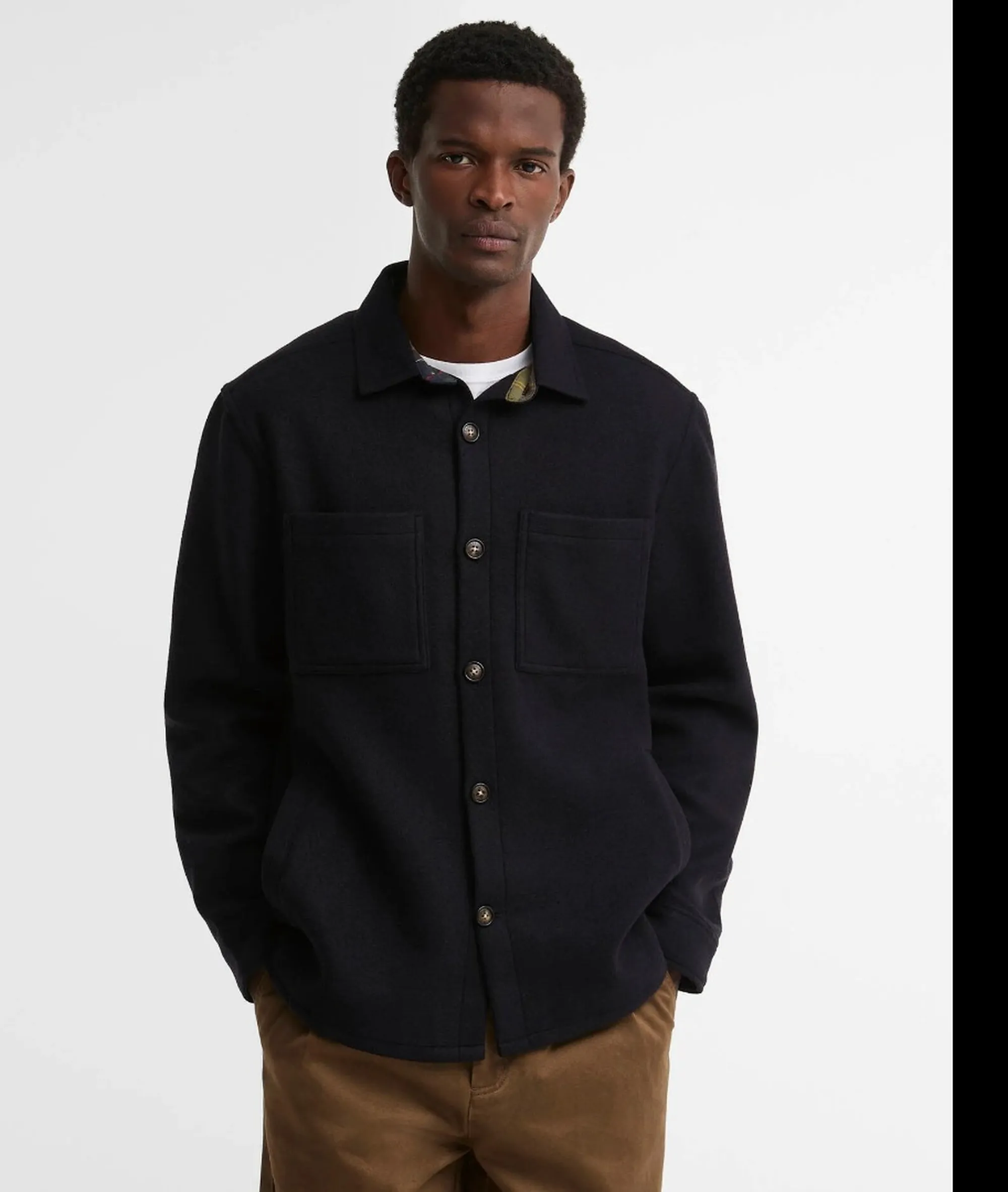 Barbour B'Overshirt Marltown ' Blu Mos0510 195830