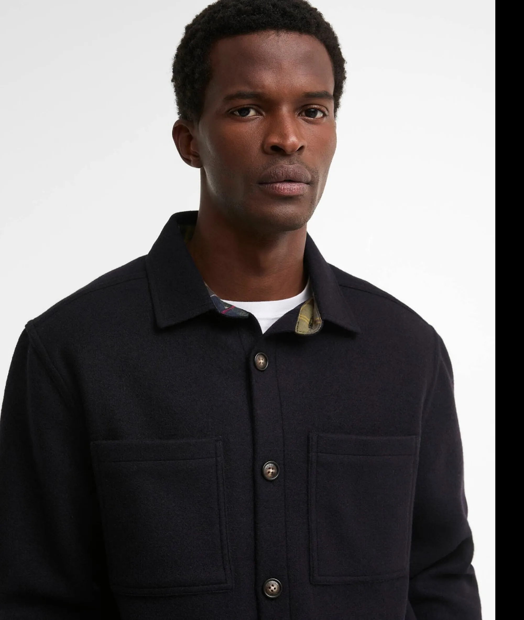 Barbour B'Overshirt Marltown ' Blu Mos0510 195837
