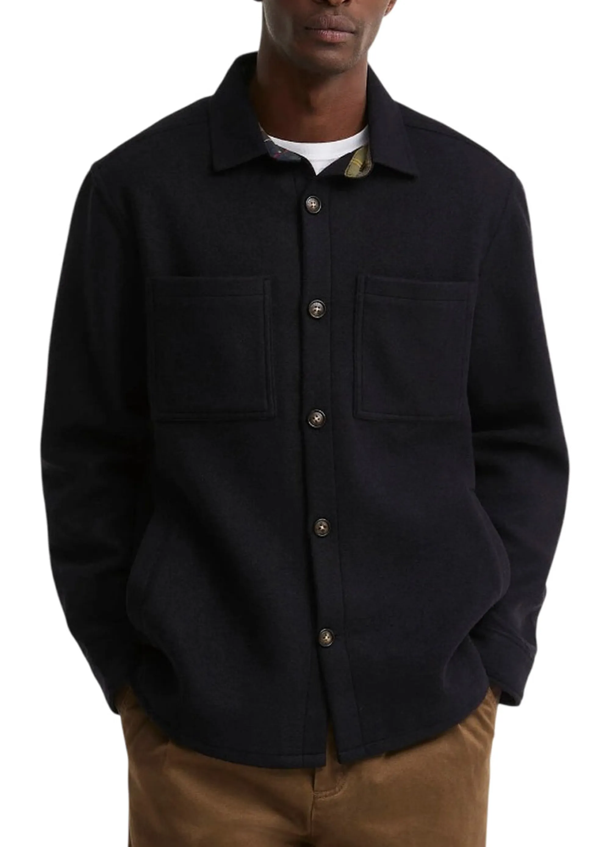 Barbour B'Overshirt Marltown ' Blu Mos0510 196155