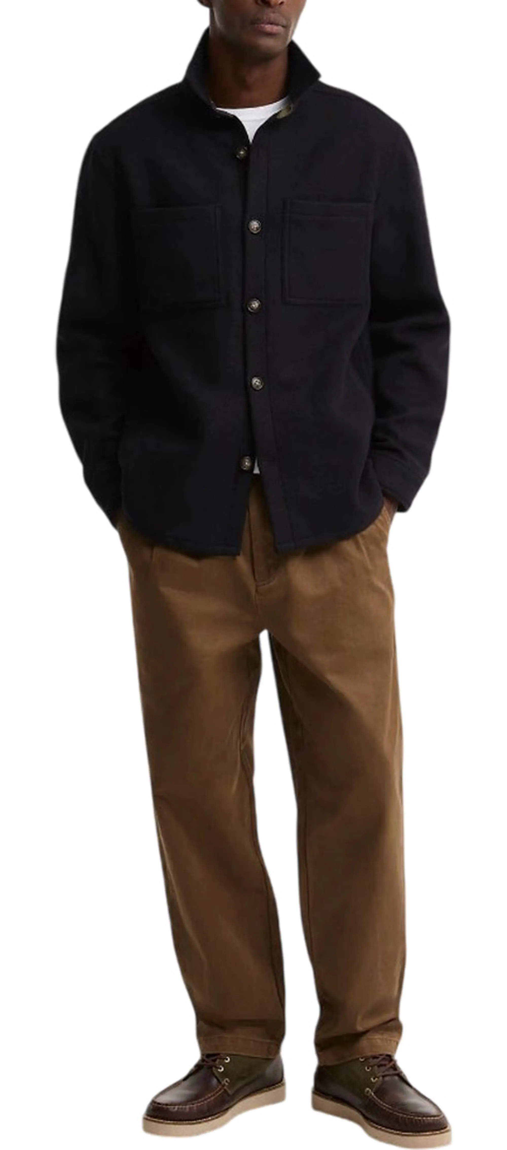 Barbour B'Overshirt Marltown ' Blu Mos0510 196157