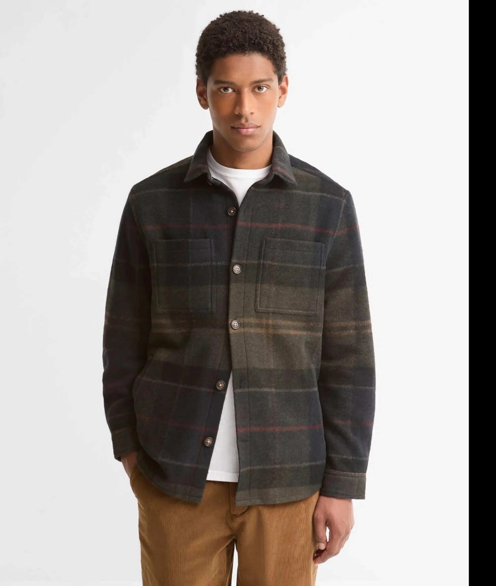Barbour B'Overshirt Woodlane' Blu Mos0511 195959