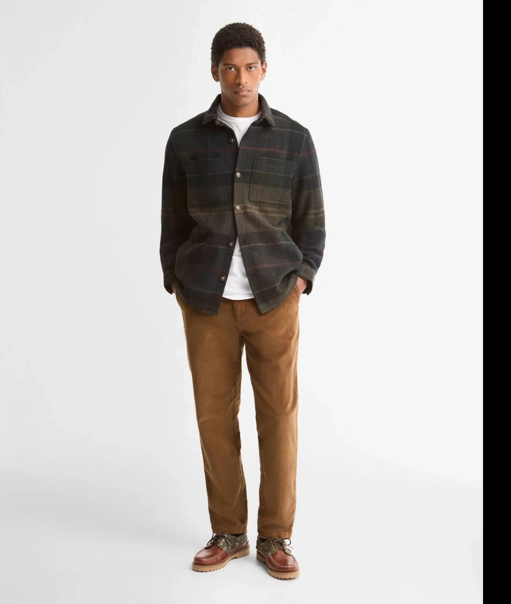 Barbour B'Overshirt Woodlane' Blu Mos0511 195961