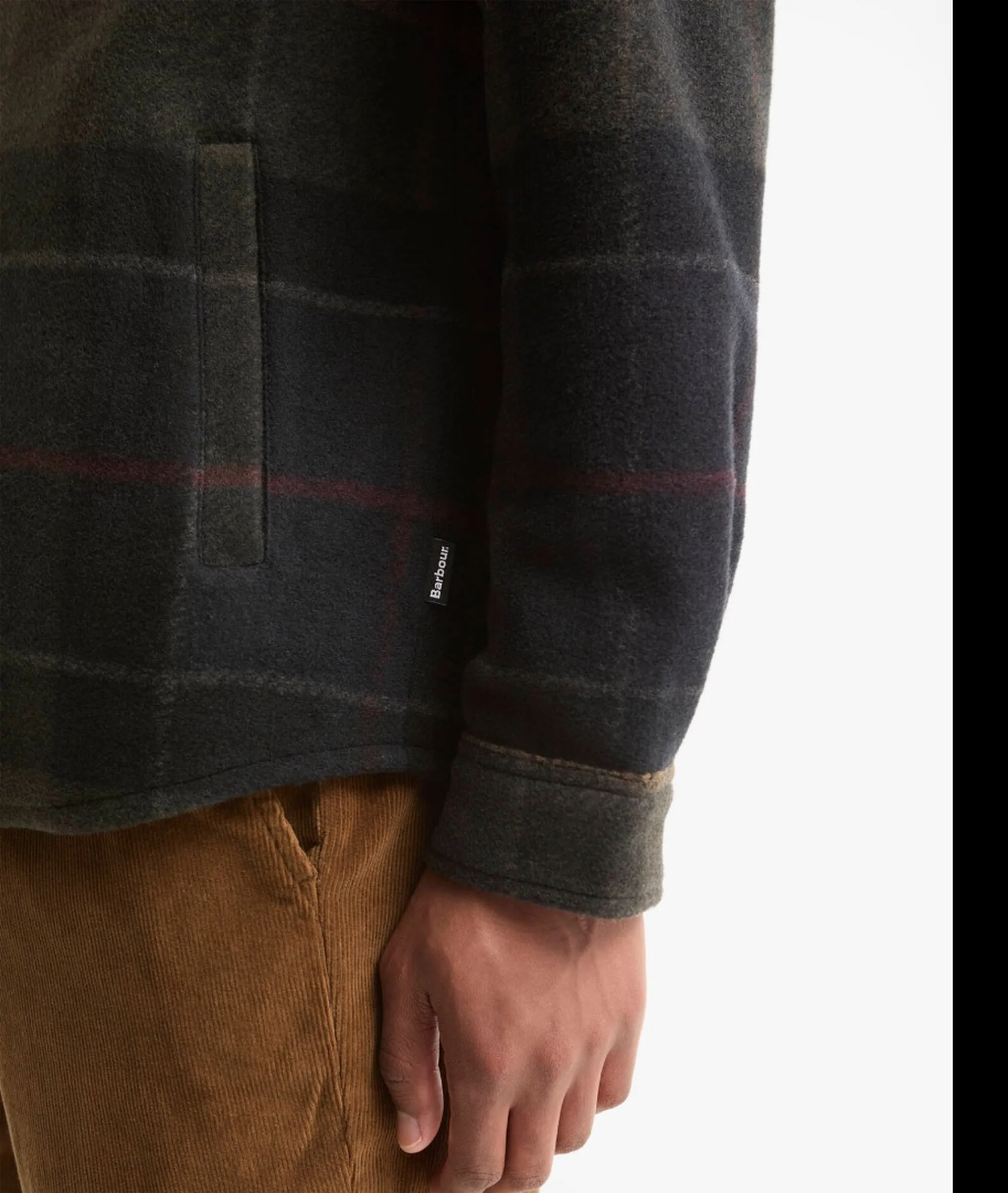 Barbour B'Overshirt Woodlane' Blu Mos0511 195963