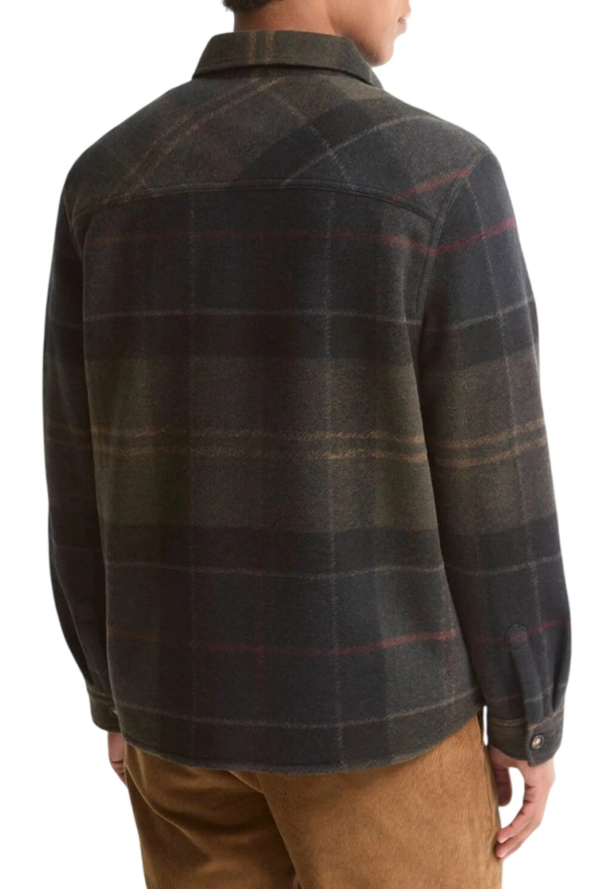 Barbour B'Overshirt Woodlane' Blu Mos0511 196174
