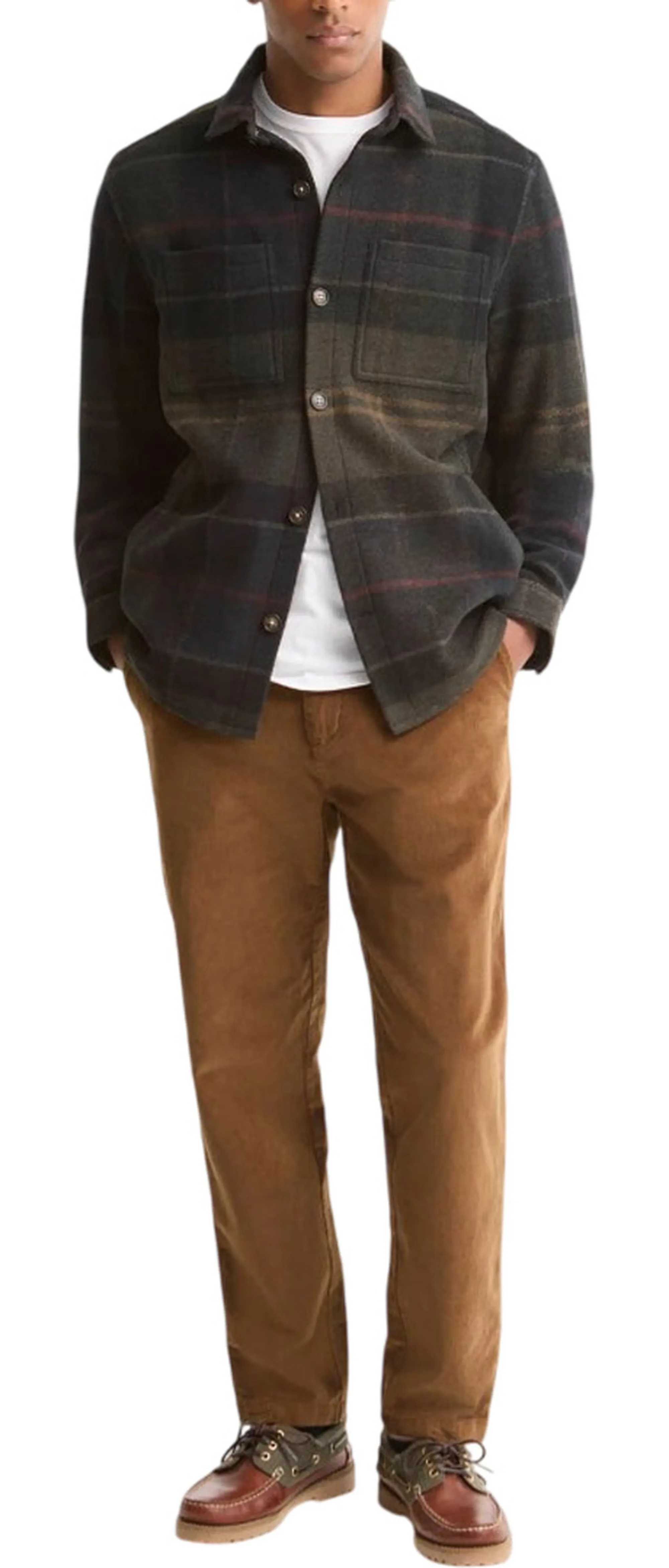 Barbour B'Overshirt Woodlane' Blu Mos0511 196179