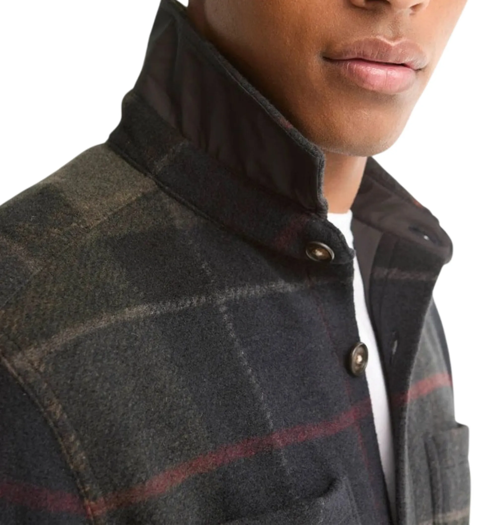 Barbour B'Overshirt Woodlane' Blu Mos0511 196184