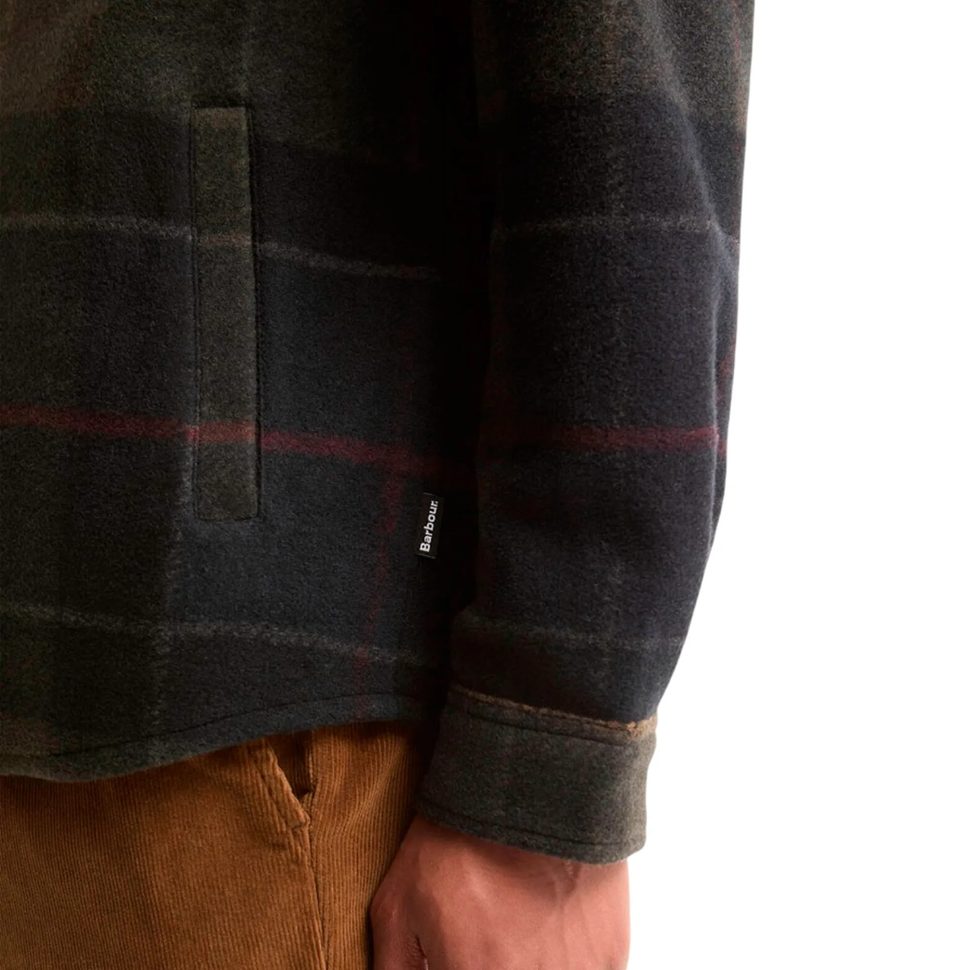 Barbour B'Overshirt Woodlane' Blu Mos0511 196193