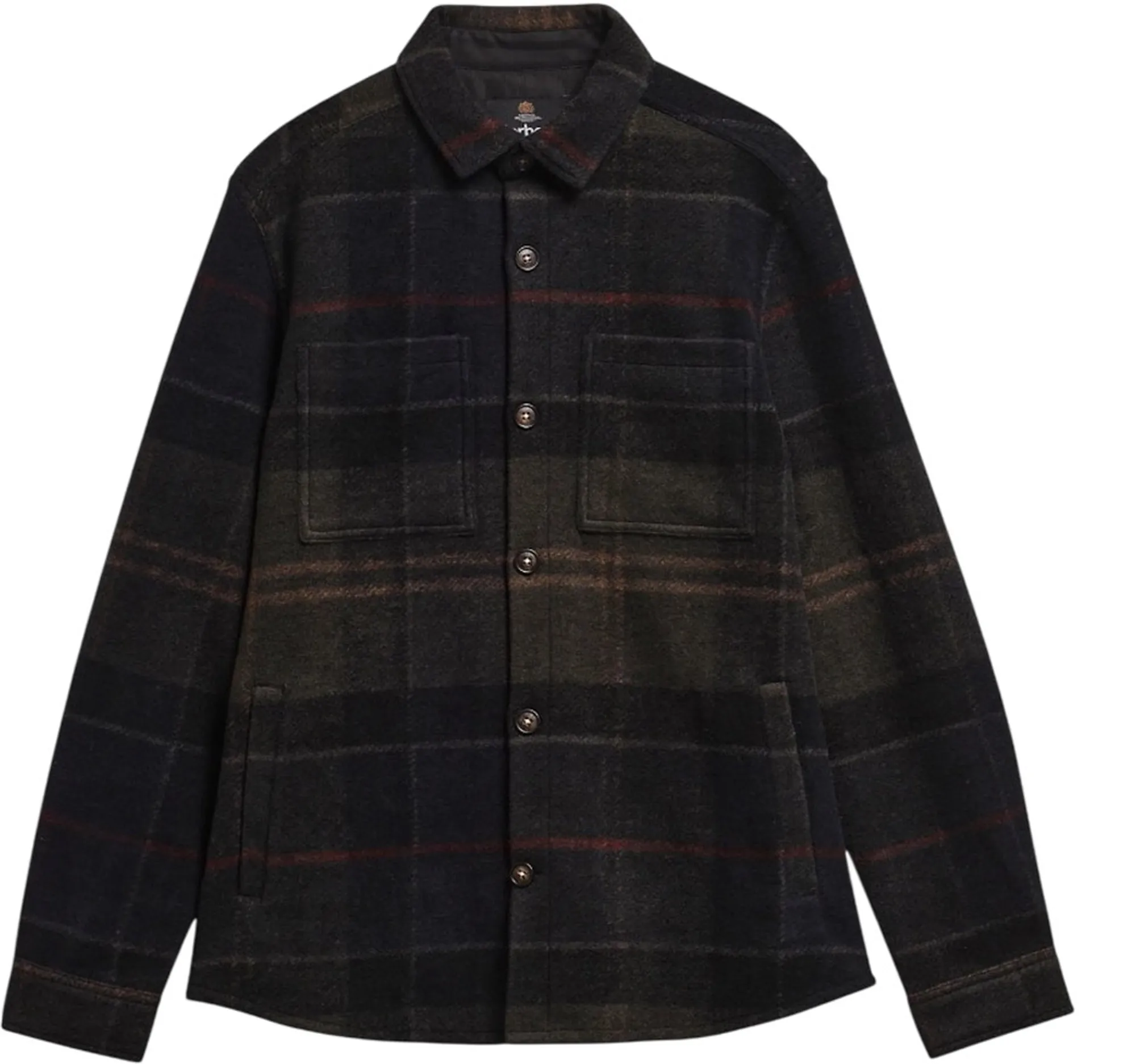 Barbour B'Overshirt Woodlane' Blu Mos0511 196198